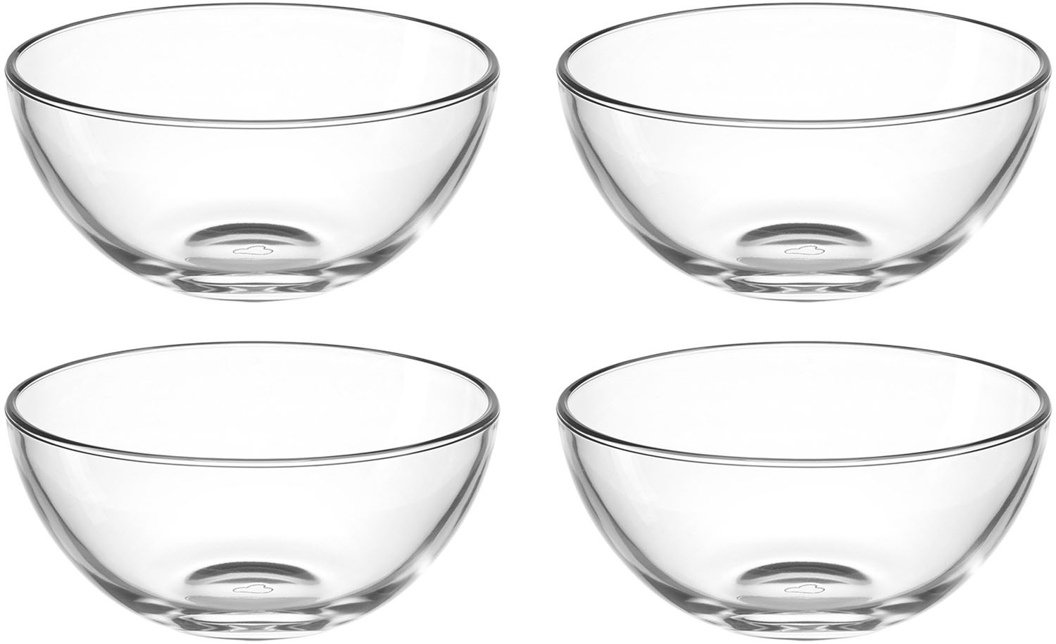 LEONARDO Schale »CUCINA, 4er-Set«, 4 tlg., aus Glas, Spülmaschinengeeignet