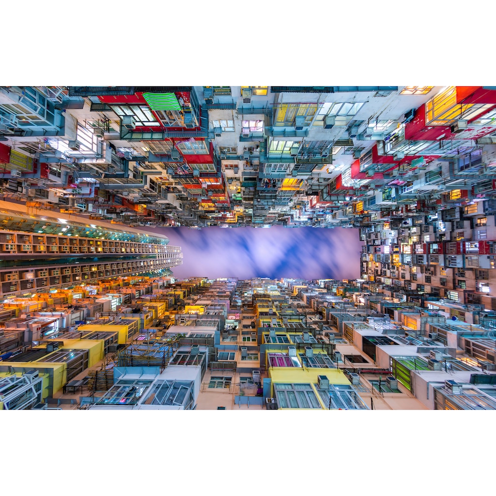 Papermoon Fototapete »ABSTRAKT DESIGN-CITY SKYLINE NEW YORK TOKIO LONDON XXL«
