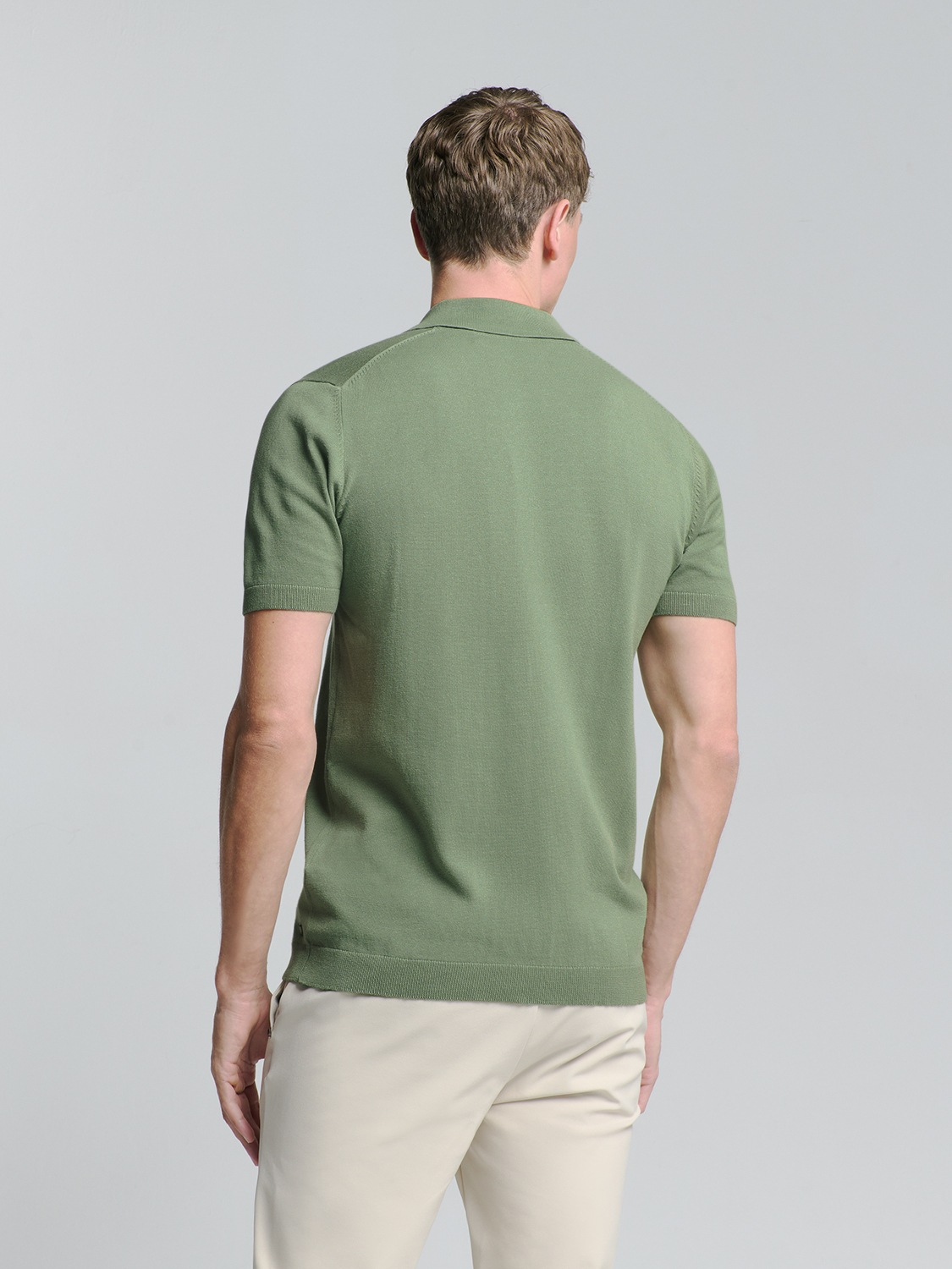 NO EXCESS T-Shirt »No Excess Poloshirt mit kurzen Ärmeln«