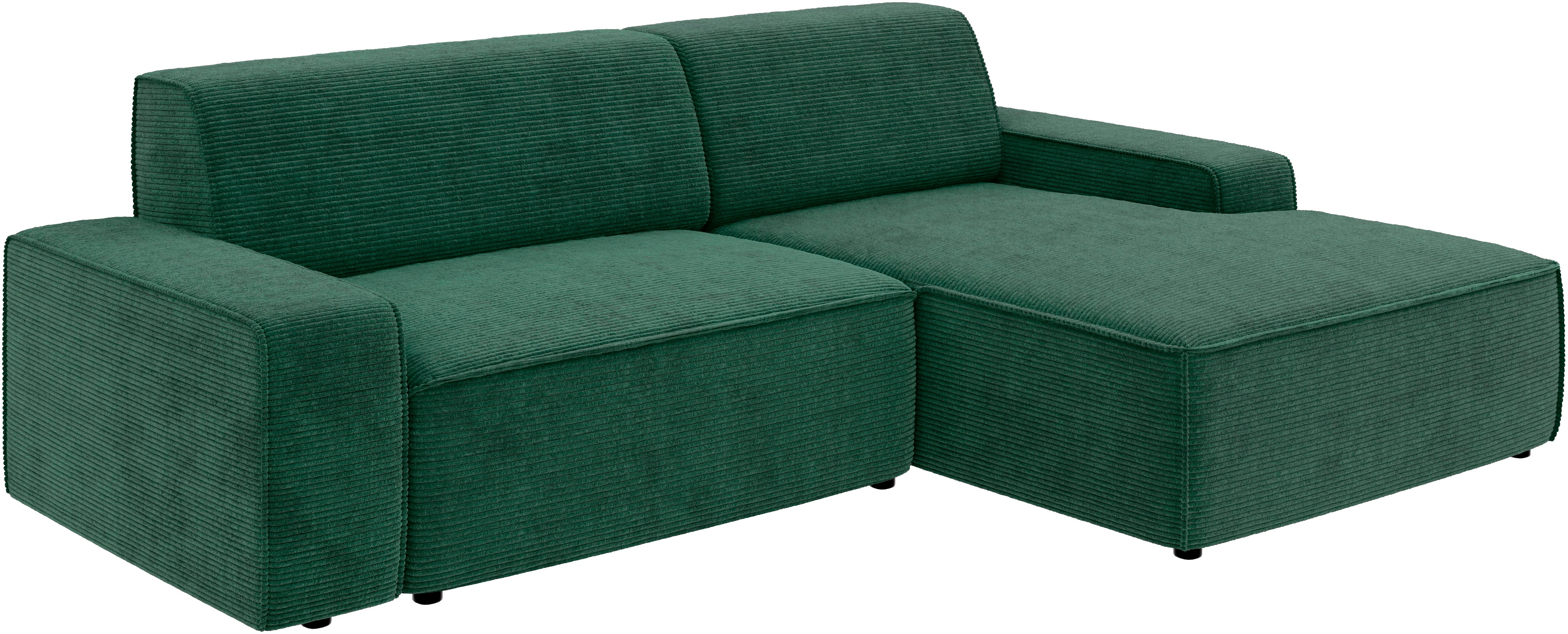 Thumbnail - TRENDMANUFAKTUR Ecksofa "Graz, wahlweise mit Sitzvorschub und Bettkasten, L-Form, Breite 246 cm" in Cord-, haustierfreun...