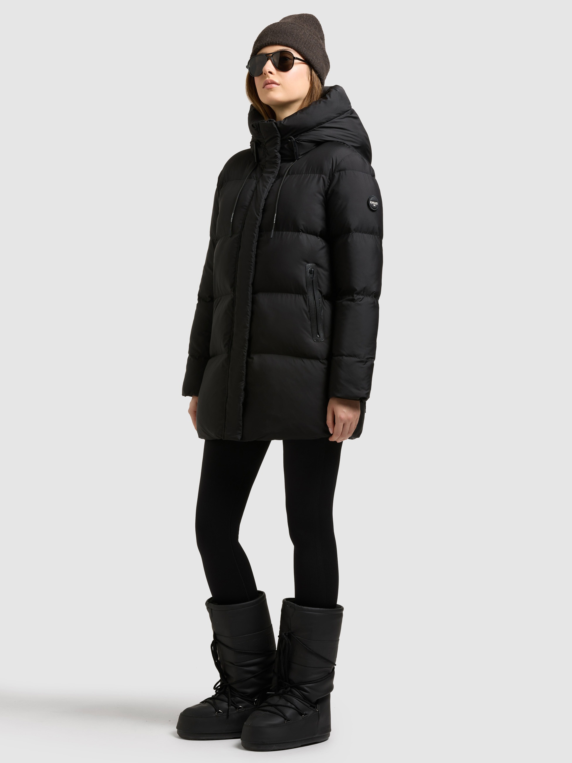 khujo Steppjacke »DROWN2 SHINY« mit Kapuze