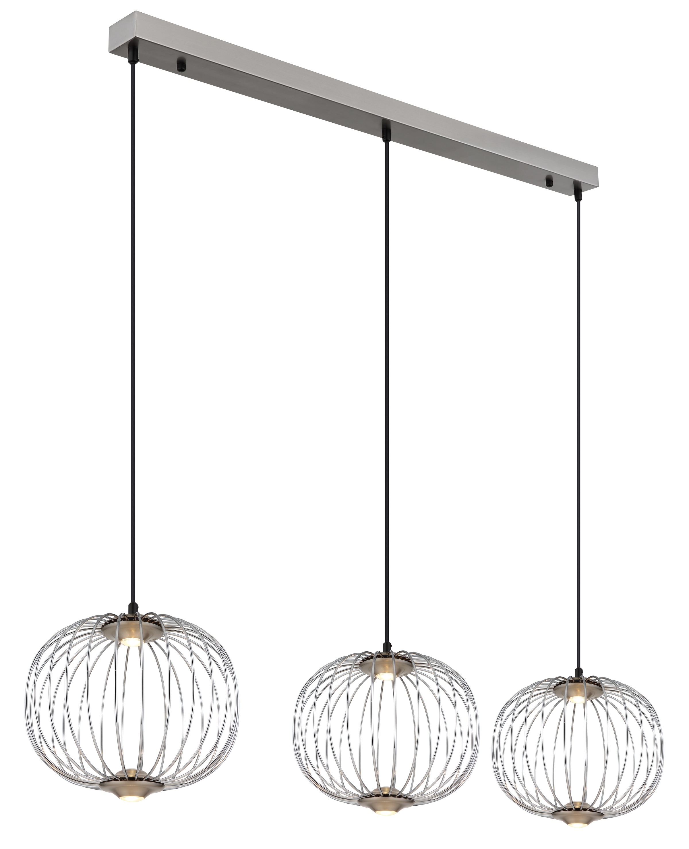 GLOBO LIGHTING LED Pendelleuchte »GALWAY«, Leuchtmittel LED-Modul | LED fest integriert, Hängelampe/Hängeleuchte/Wohnzimmer/Esszimmer/Esstisch/rund