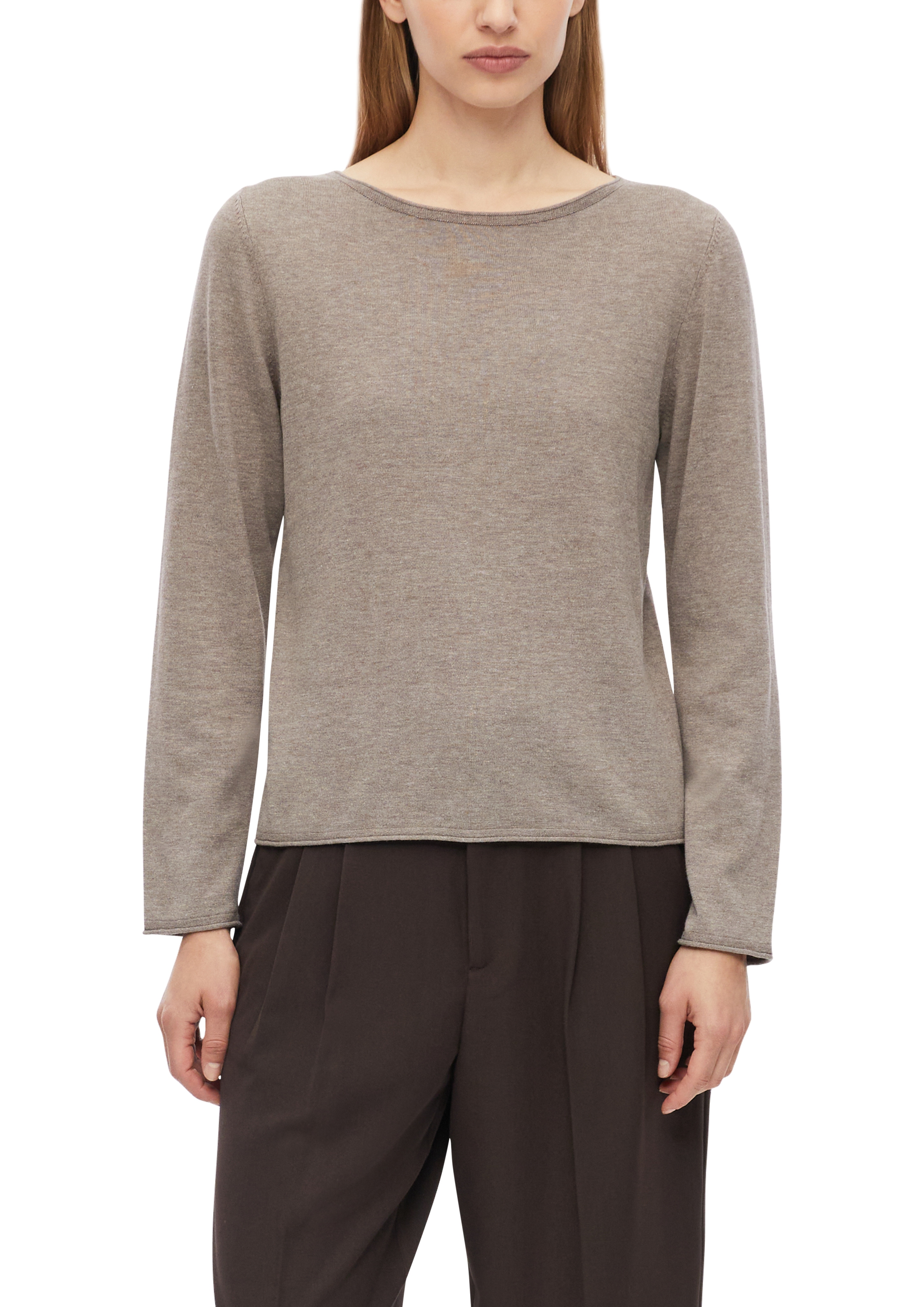 s.Oliver Strickpullover mit U-Boot-Ausschnitt