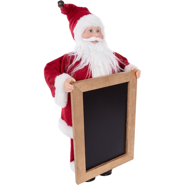 Myflair Möbel & Accessoires Weihnachtsmann »Weihnachtsdeko rot«, mit Tafel  zum Beschriften, Höhe ca. 61 cm kaufen | BAUR