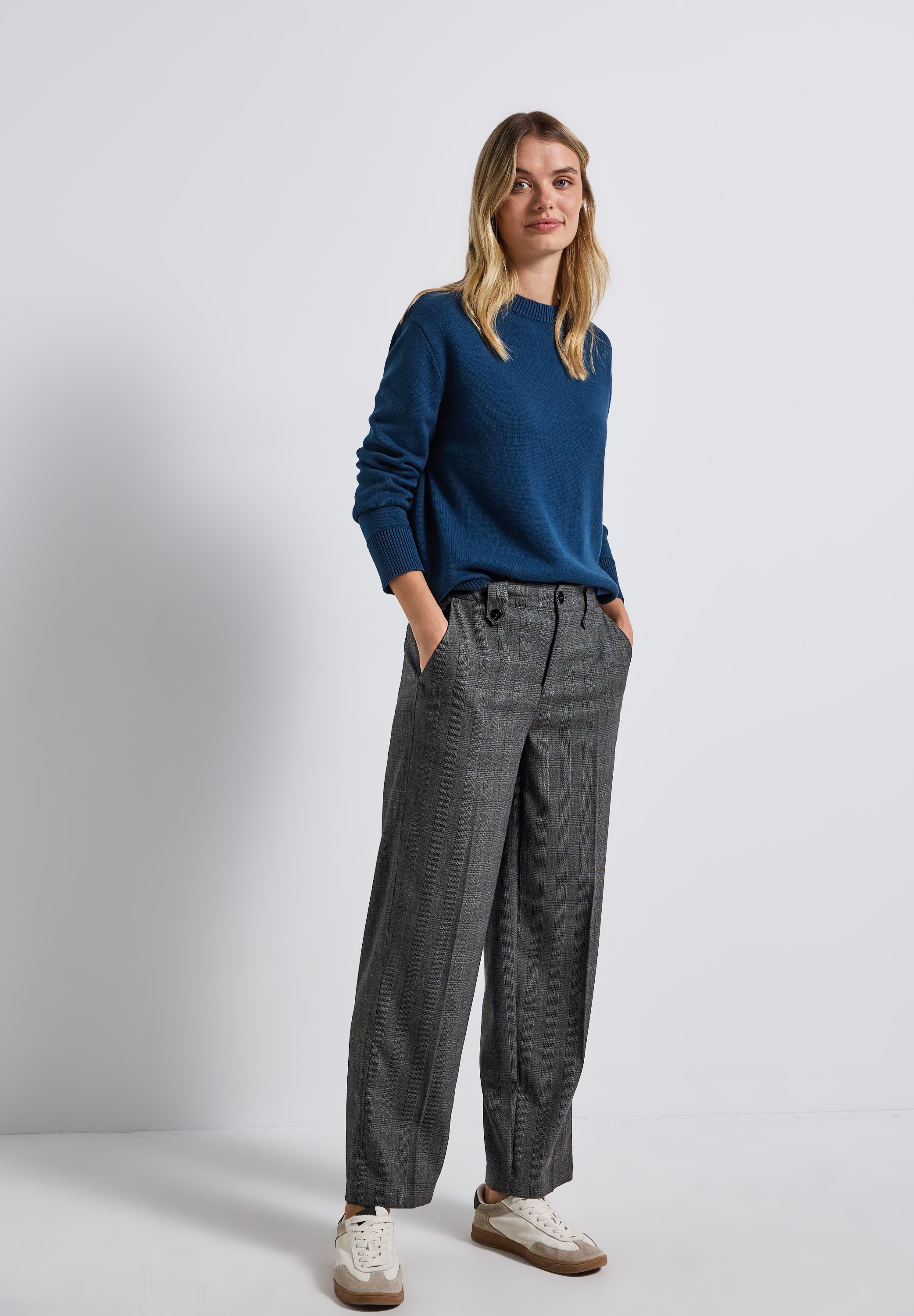 STREET ONE Stoffhose, High Waist