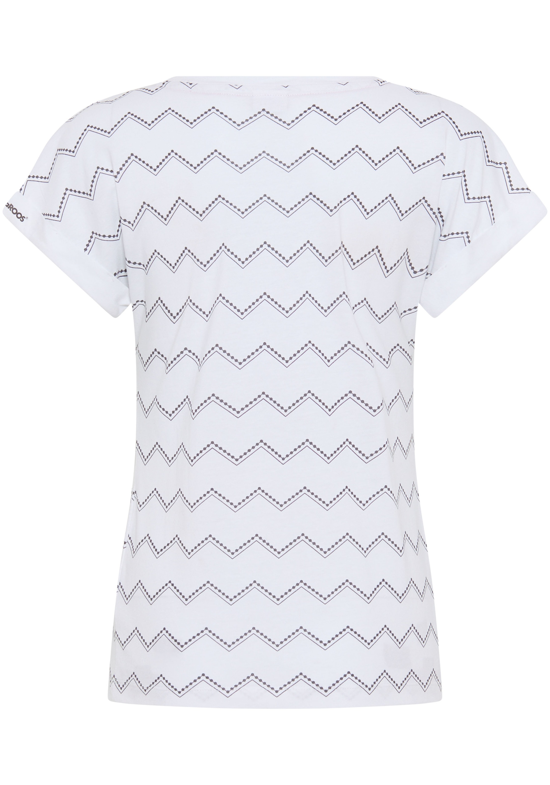 KangaROOS Kurzarmshirt, mit Zick-Zack-Muster
