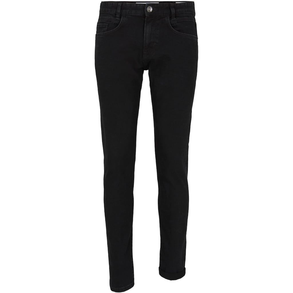 TOM TAILOR Slim-fit-Jeans »TROY«, unifarben