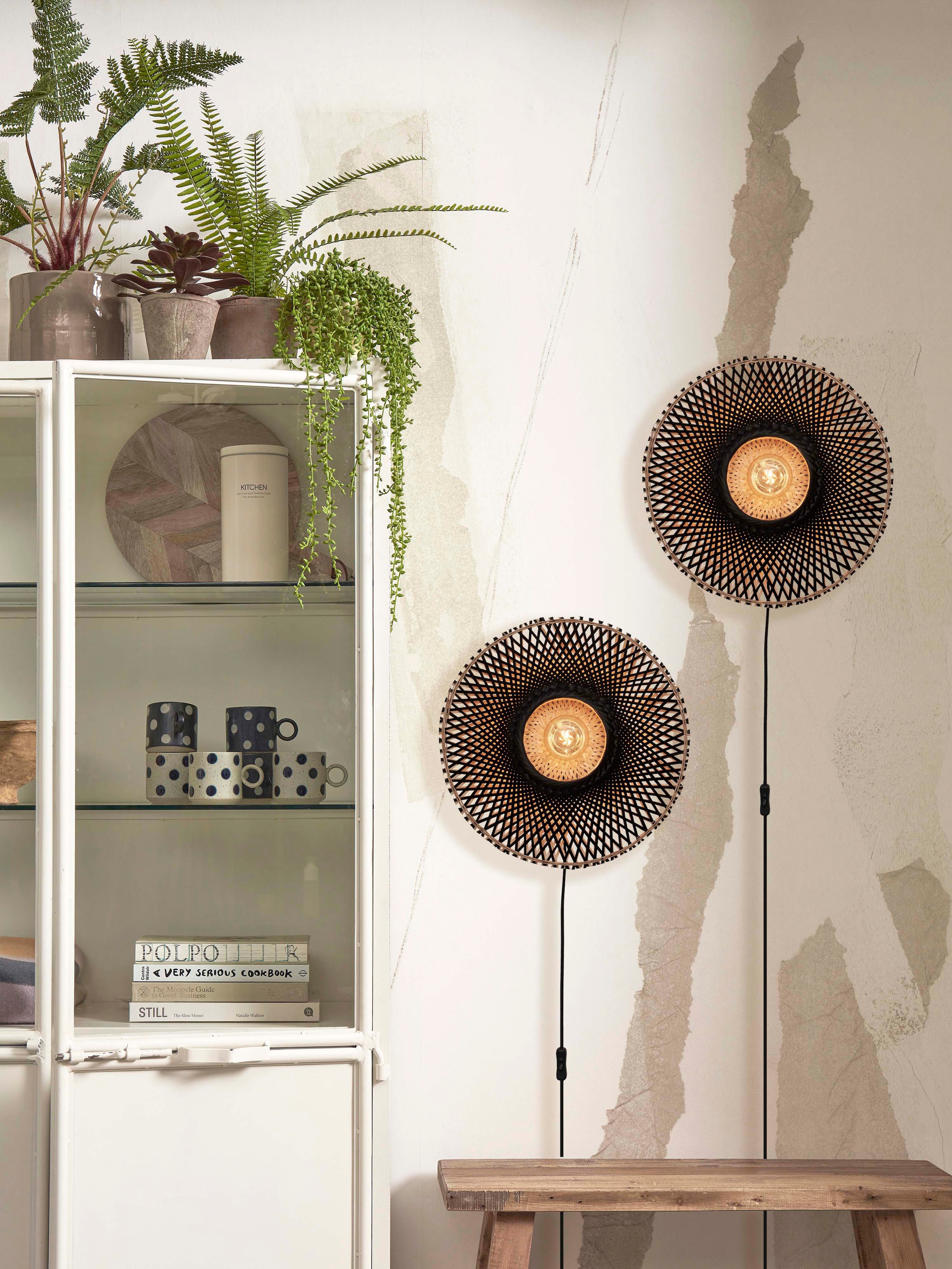 GOOD&MOJO Wandleuchte »KALIMANTAN«, 1 flammig, Leuchtmittel E27 | ohne Leuchtmittel