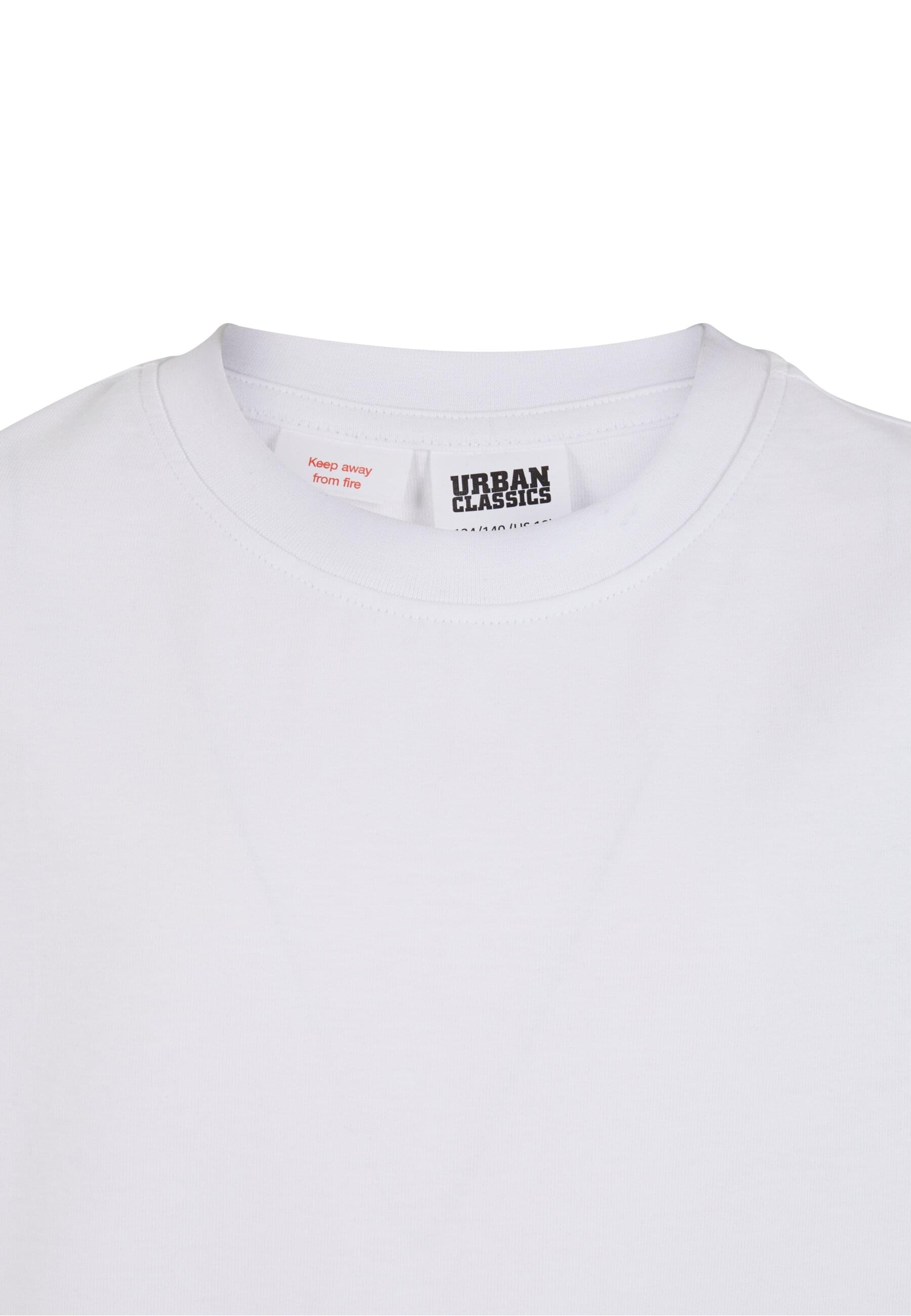URBAN CLASSICS T-Shirt »Urban Classics Girls Oversized Boyfriend Tee 2-Pack«, (1 tlg.)