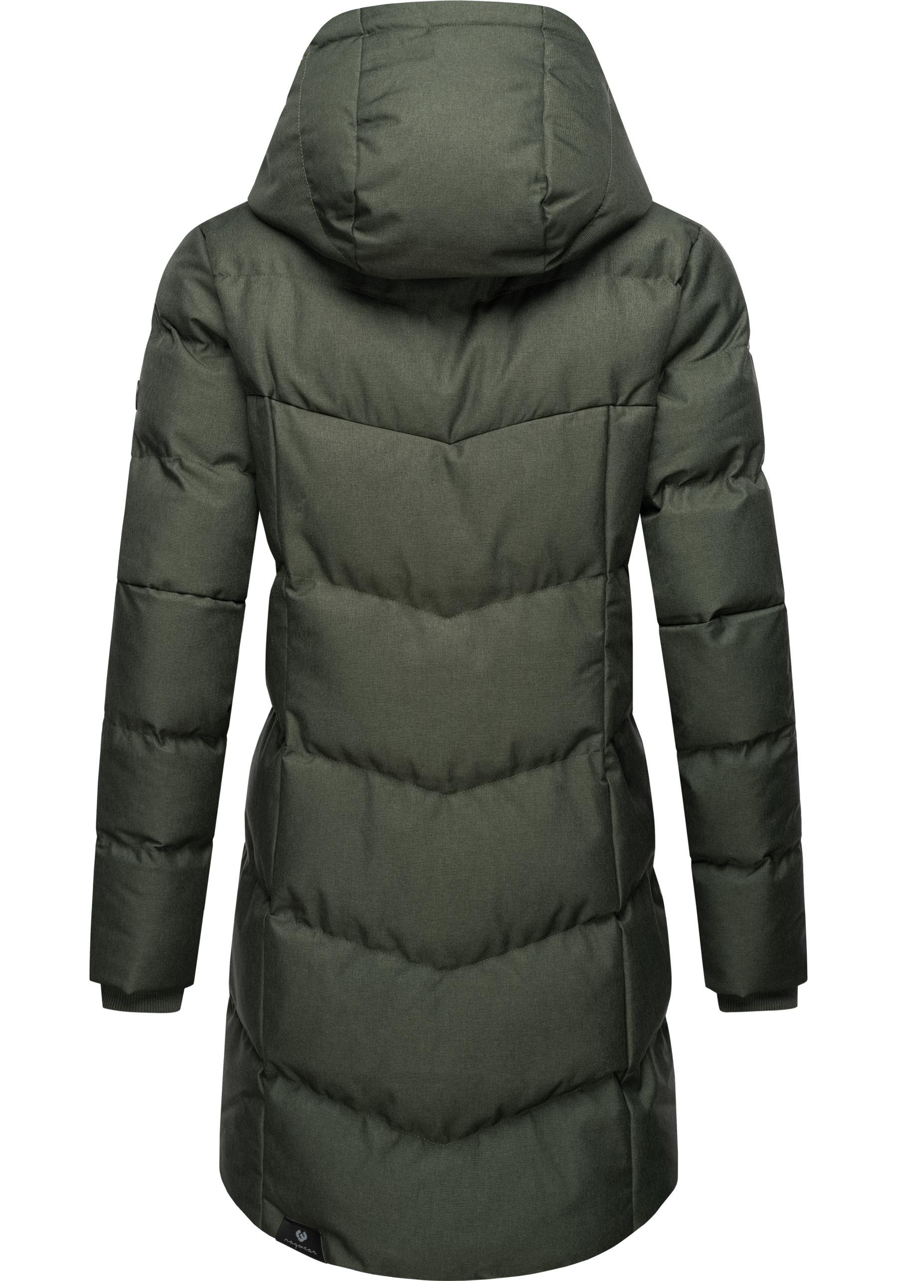 Ragwear Wintermantel »Pavla«, stylischer Winterparka mit Teddyfutter und Kapuze