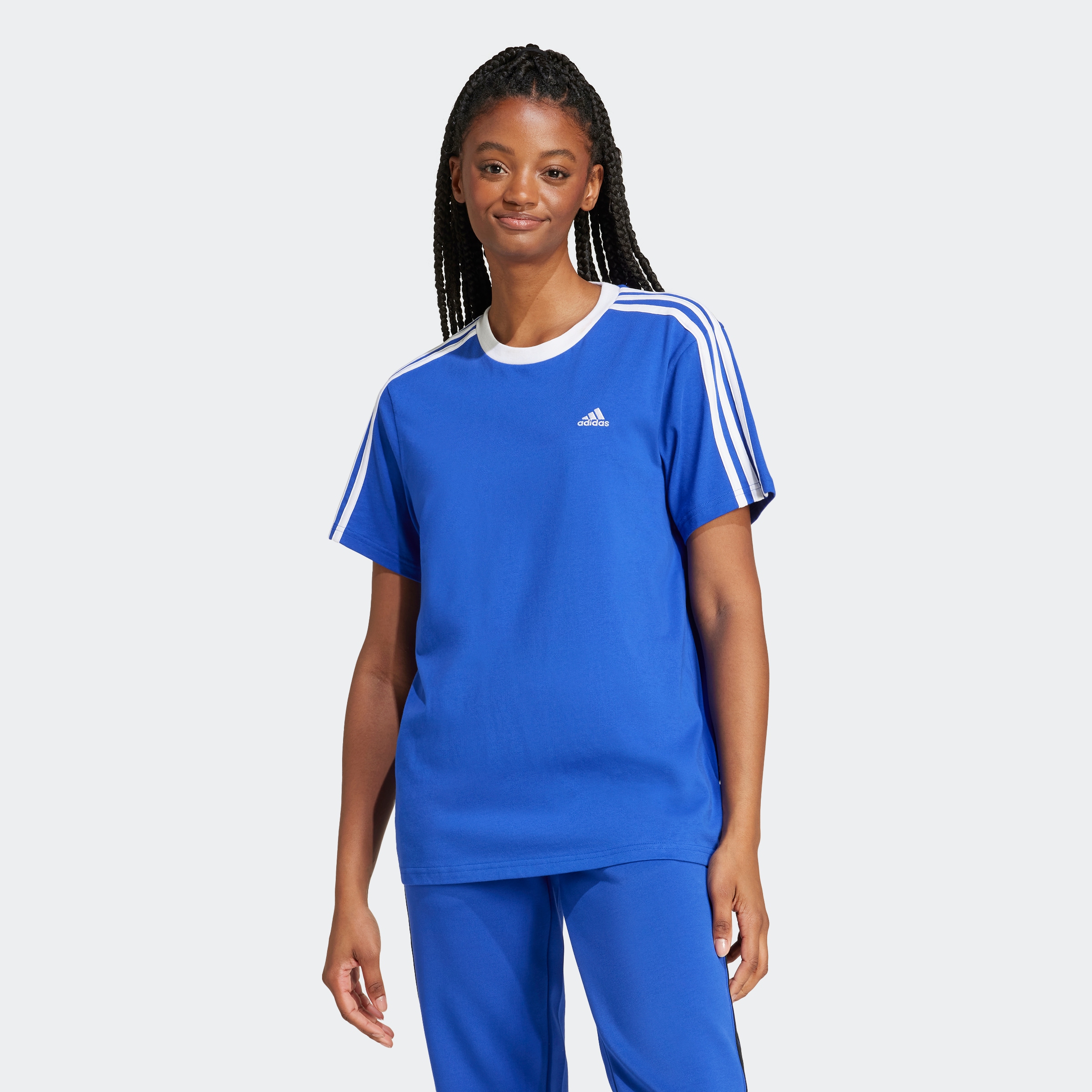 adidas Sportswear T-Shirt "ESSENTIALS 3-STREIFEN" günstig online kaufen