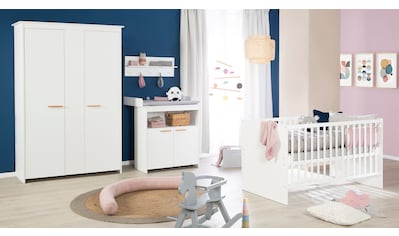 Babyzimmer-Komplettset »roba Anton«, (Set, 3 St., bestehend aus Kombi-Kinderbett,...