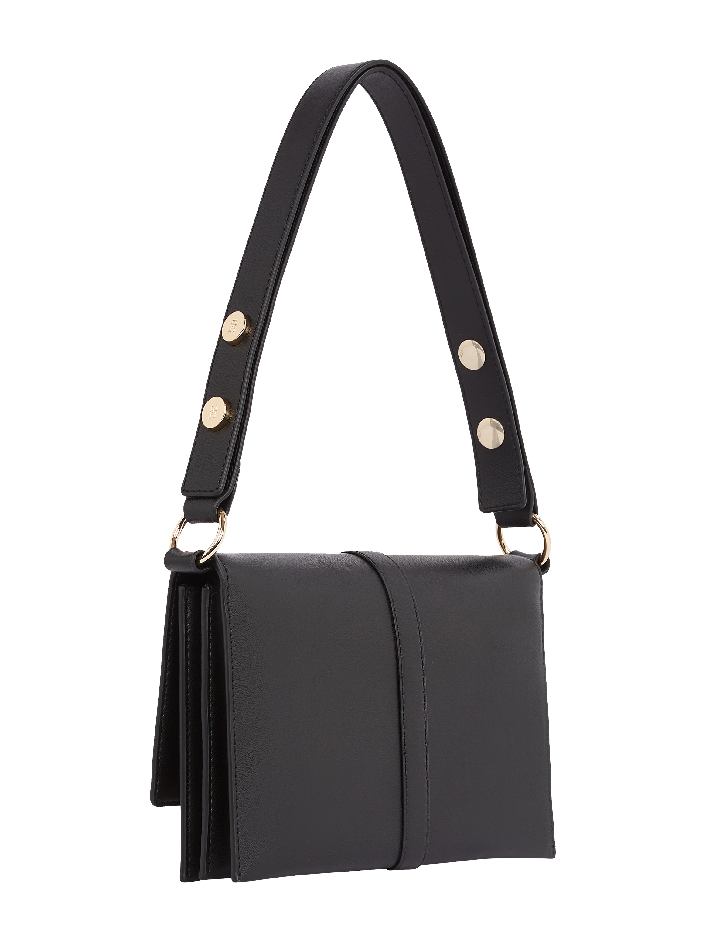 Tommy Hilfiger Schultertasche »TH HERITAGE SHOULDER BAG«, Damen Abendtasche, Clutch, Mini Bag, Handtasche, goldfarbene Details