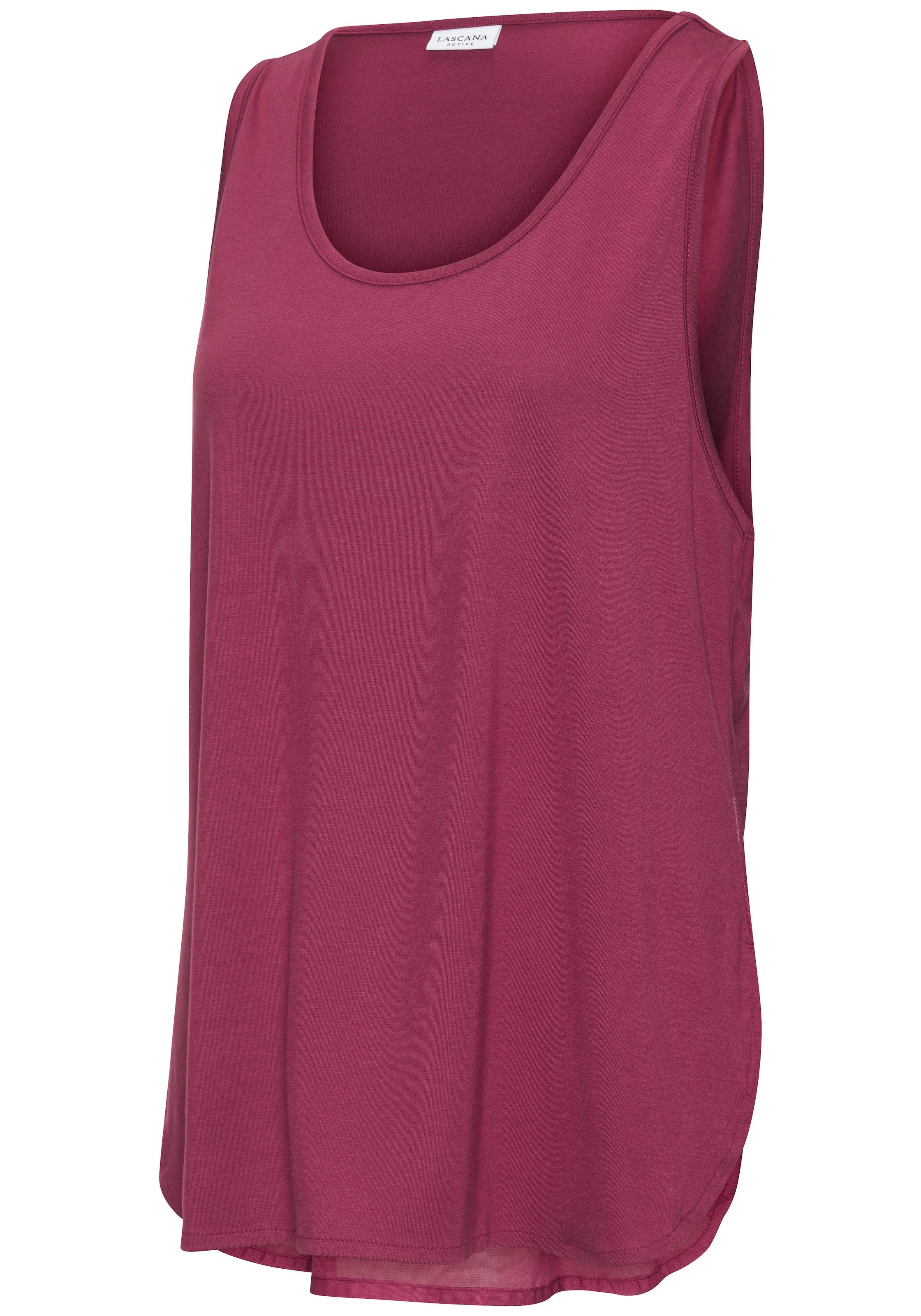 LASCANA ACTIVE Tanktop, Sporttop mit Mesheinsatz und Racerback