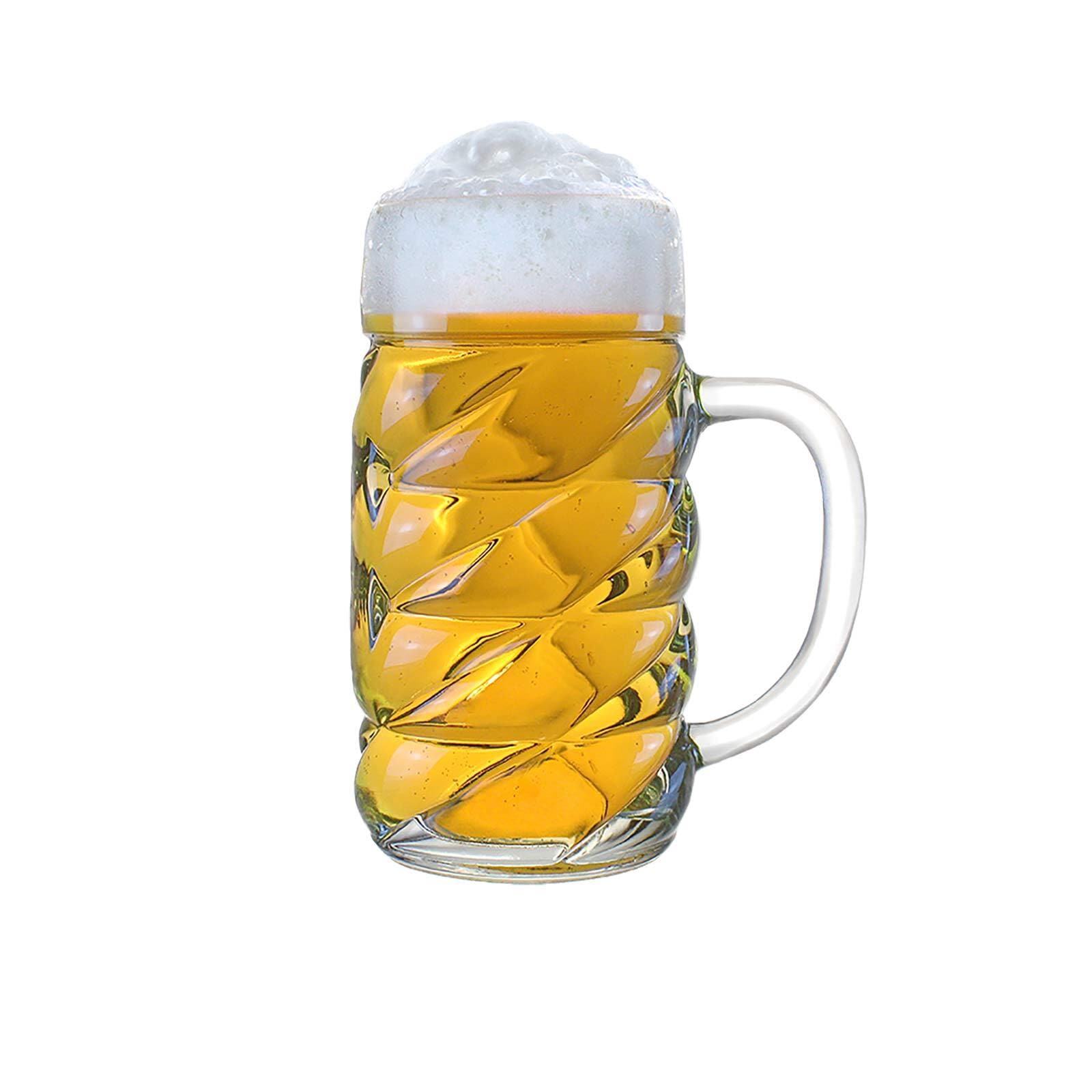 Stölzle Bierkrug »Bierkrüge Diamond 0,3 Liter 6er Set transparent«