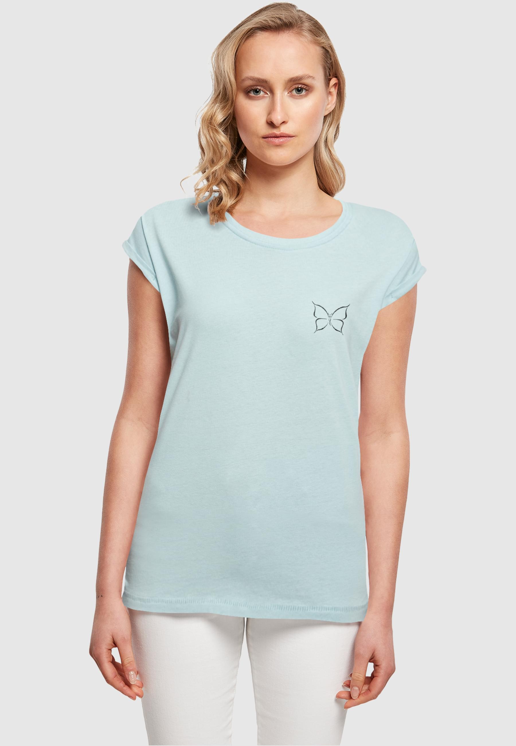 Thumbnail - Merchcode T-Shirt "Merchcode Damen Ladies Spring - Butterfly T-Shirt", (1 tlg.)