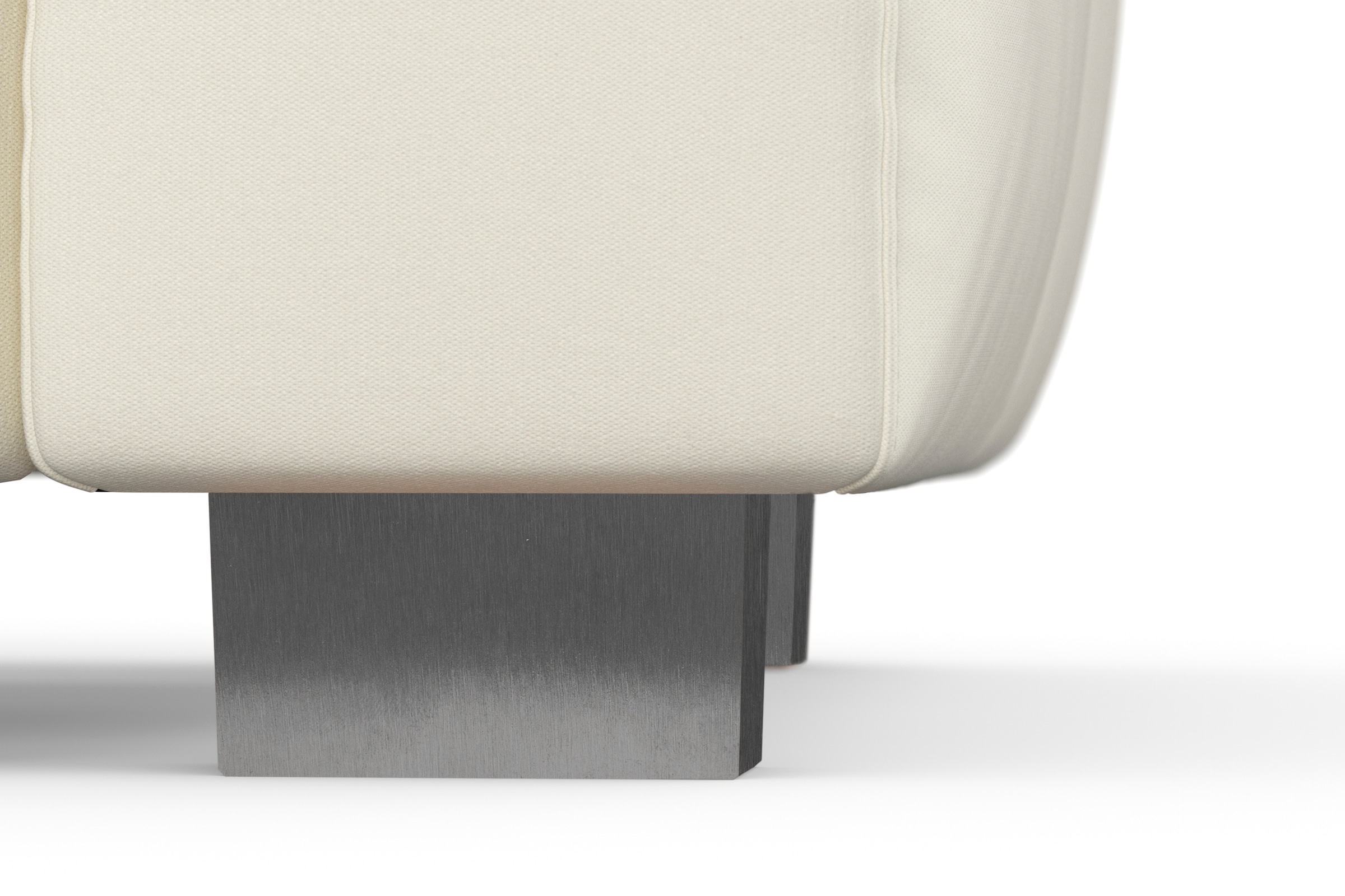 sit&more Ecksofa »Dundee L-Form«, mit Federkern und Edelstahlfüßen, wahlweise mit Kopfteilverstellung