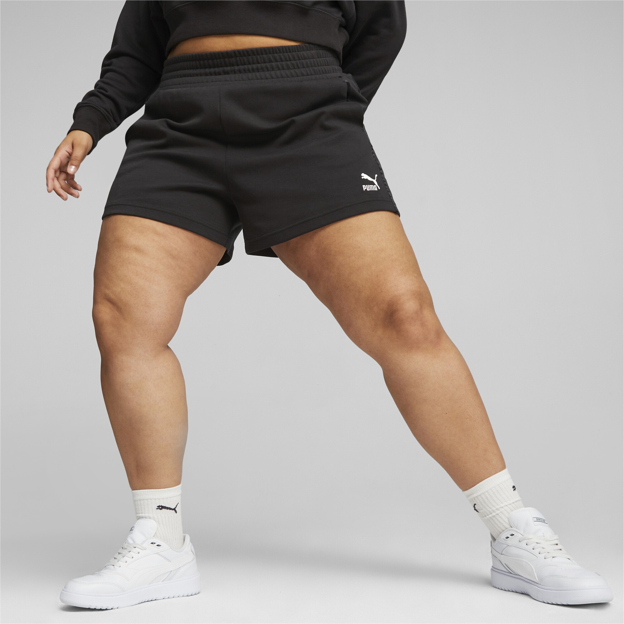 PUMA Sporthose »T7 High Waist Shorts Damen«