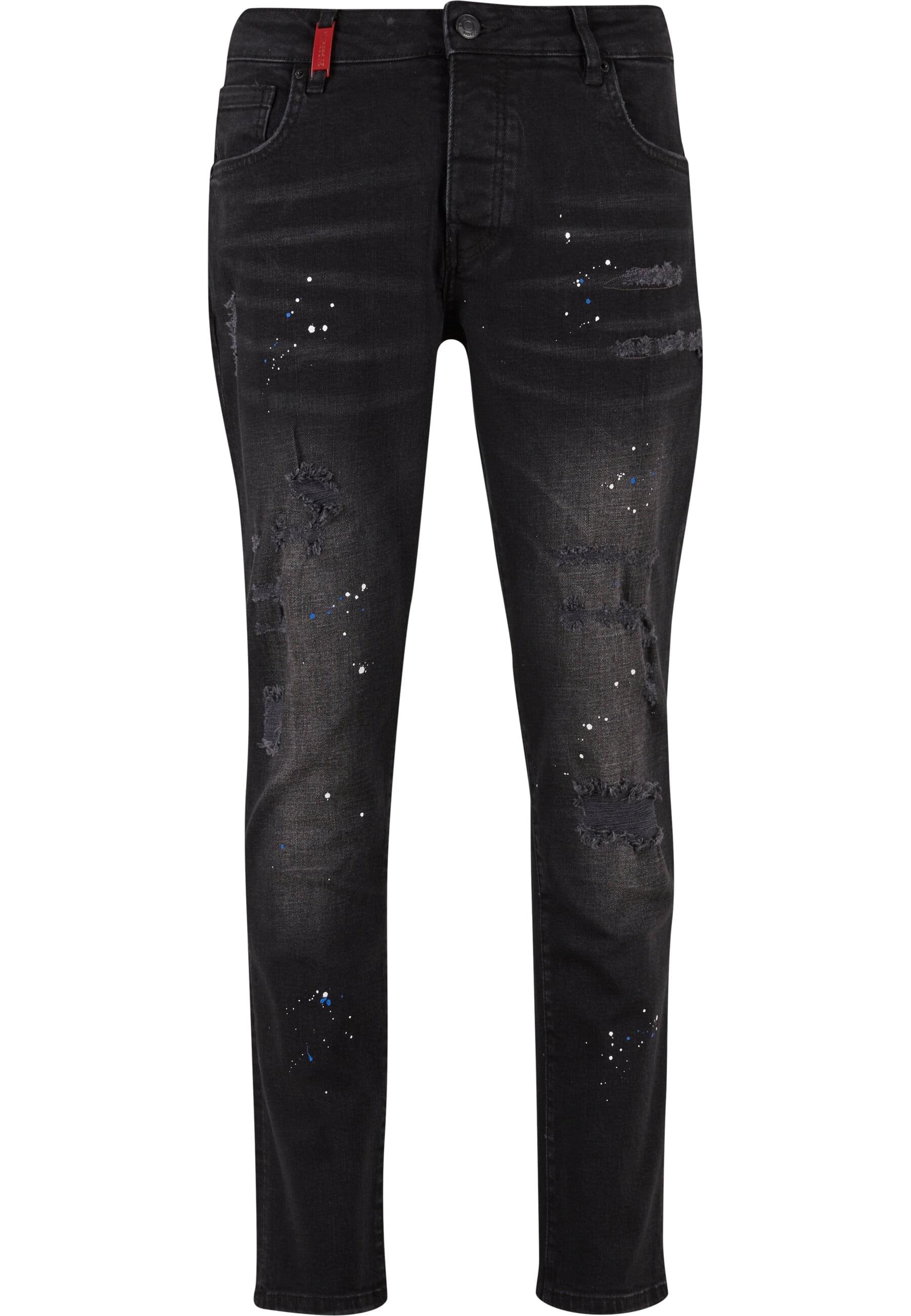 2Y Premium Bequeme Jeans "2Y Premium 2Y LEONARDO RIPPED SLIM FIT JEANS" günstig online kaufen