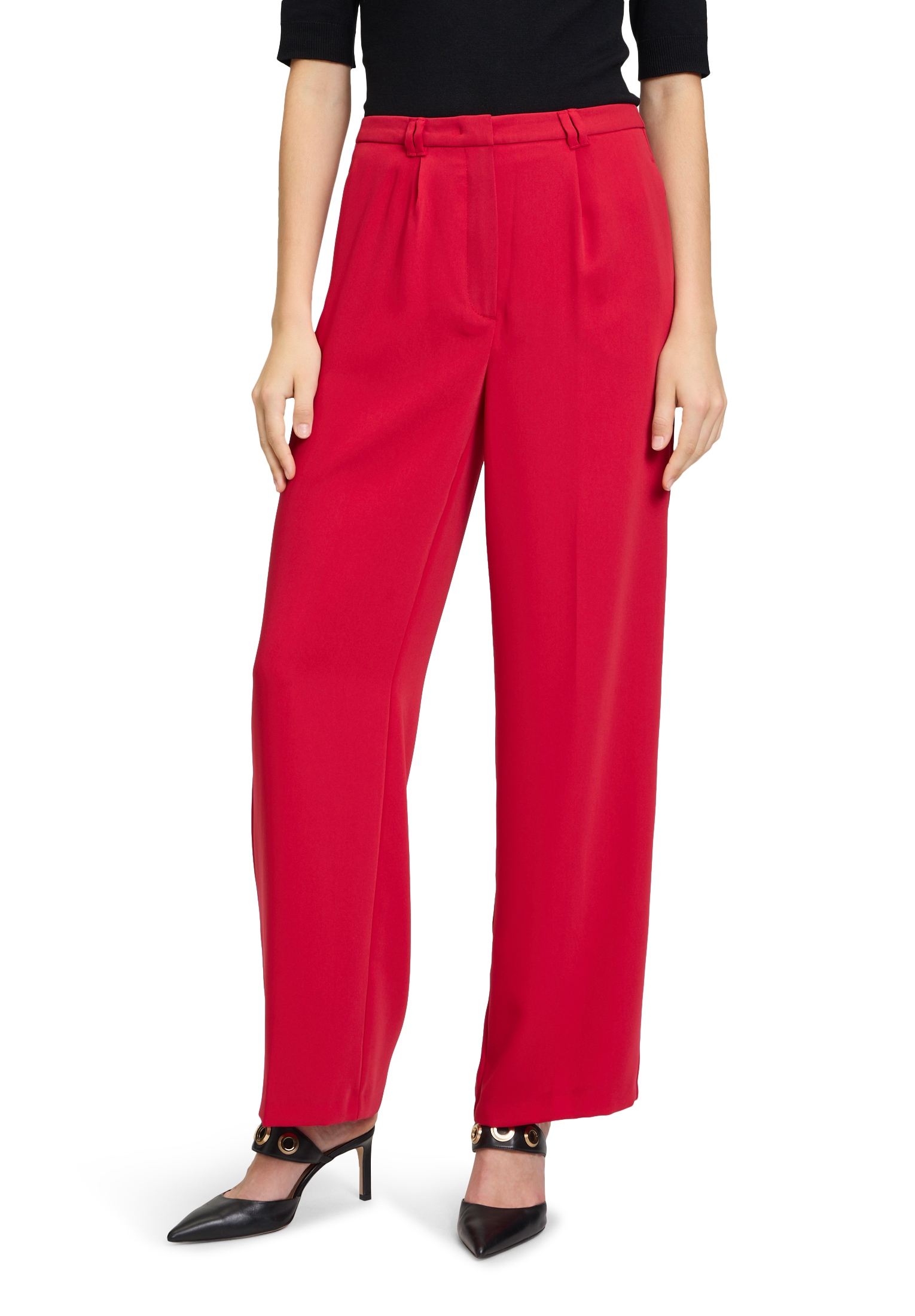 Betty&Co Anzughose "Betty & Co Damen Anzughose mit Bundfalten", Material günstig online kaufen