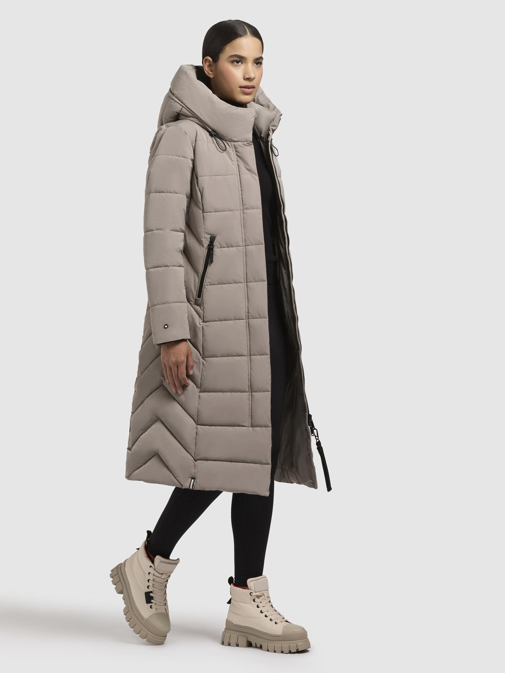 khujo Wintermantel »Sensy-YM« Warmer Steppmantel mit Kapuze