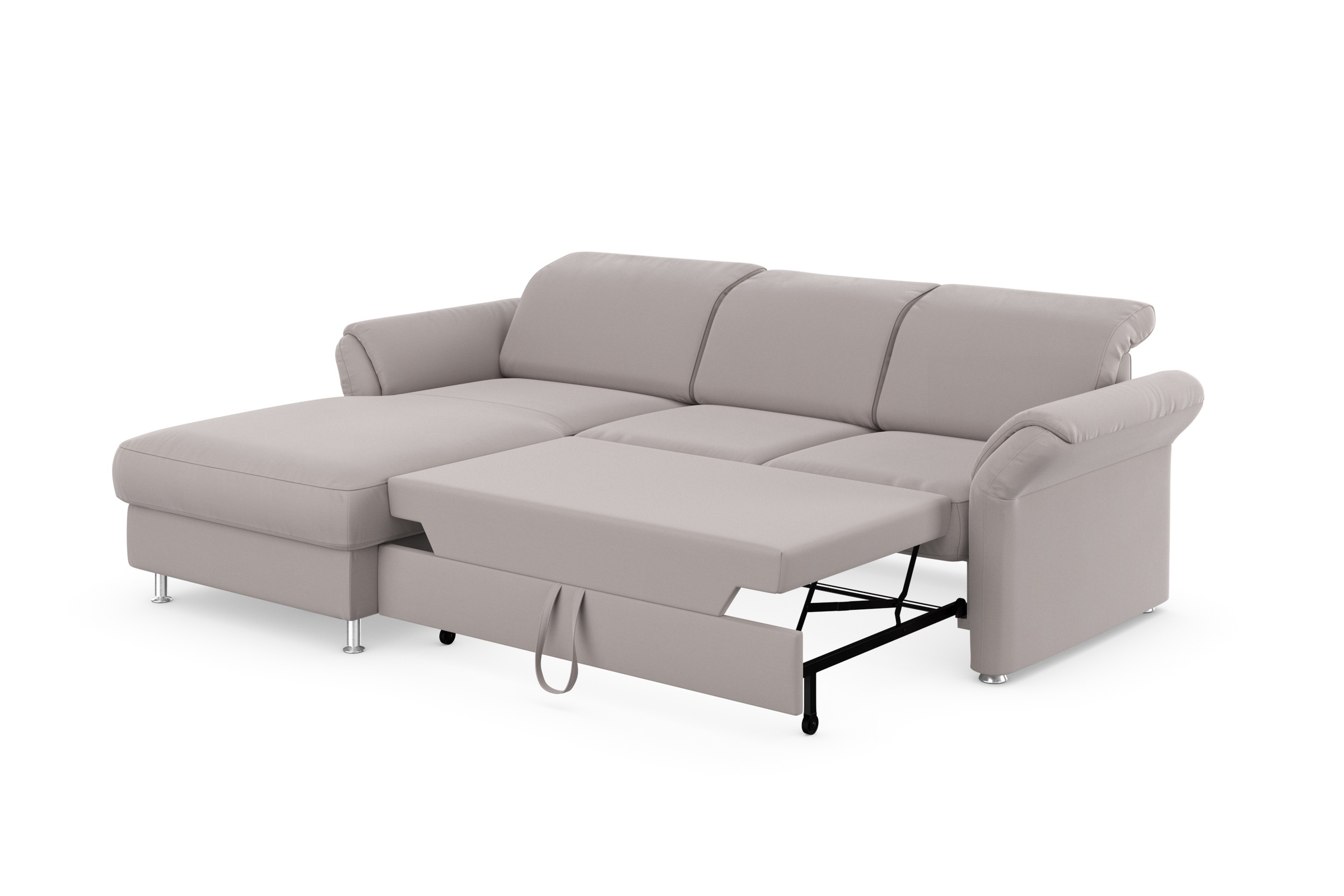 sit&more Ecksofa »Apulia L-Form«, wahlweise Bettfunktion, Bettkasten und Kopf- und Armteilverstellung