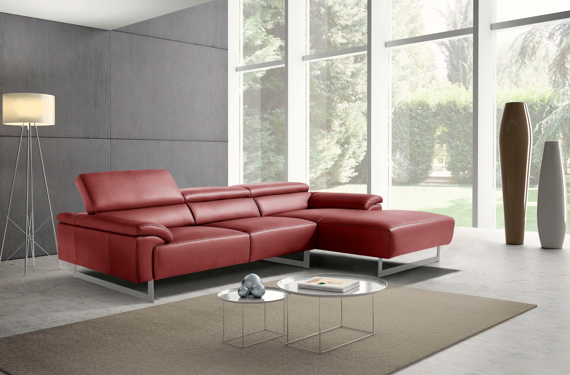 Egoitaliano Ecksofa "Malika, edel und bequem, Designsofa mit hochwertigen B günstig online kaufen