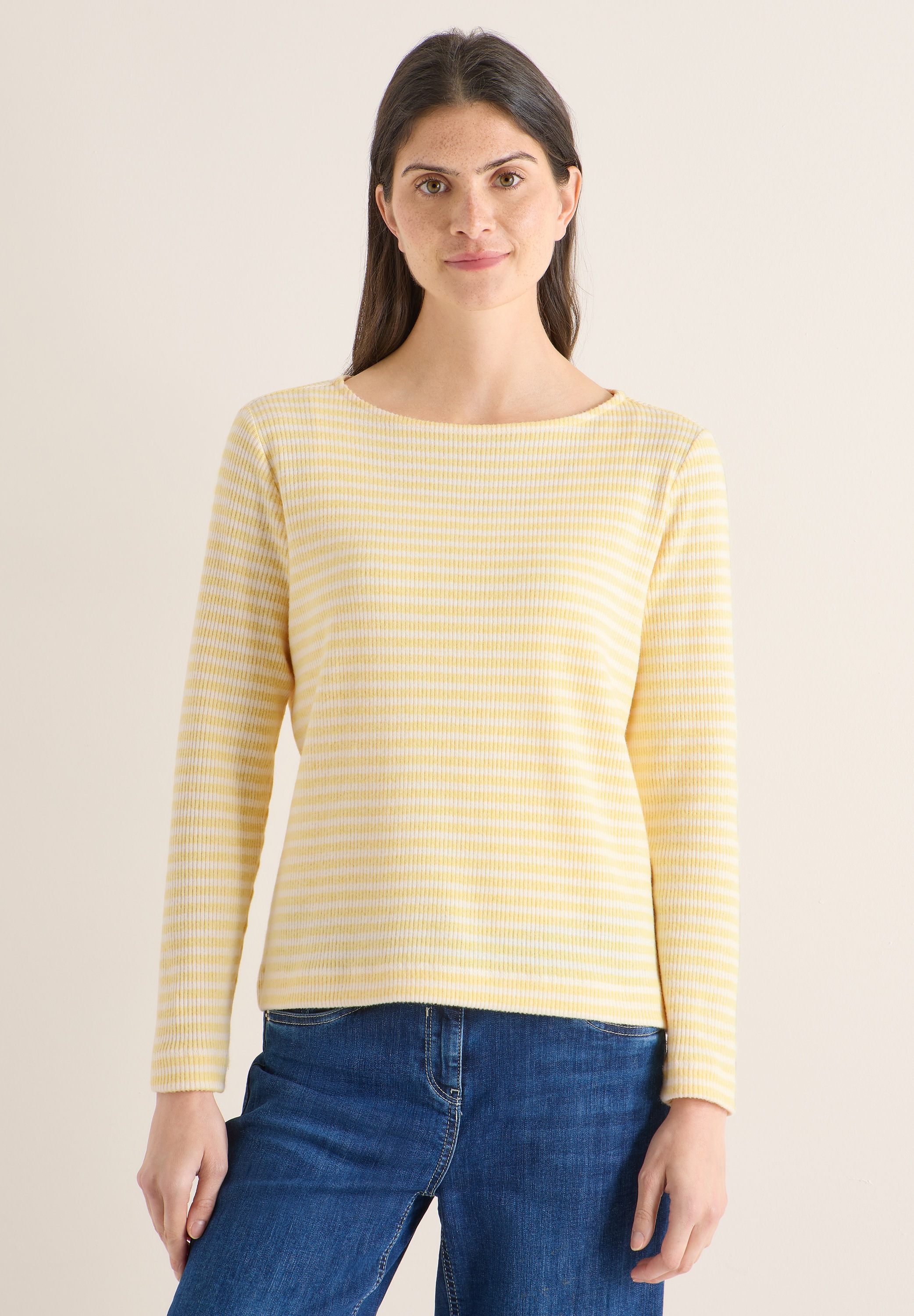 Cecil Langarmshirt mit U-Boot-Ausschnitt