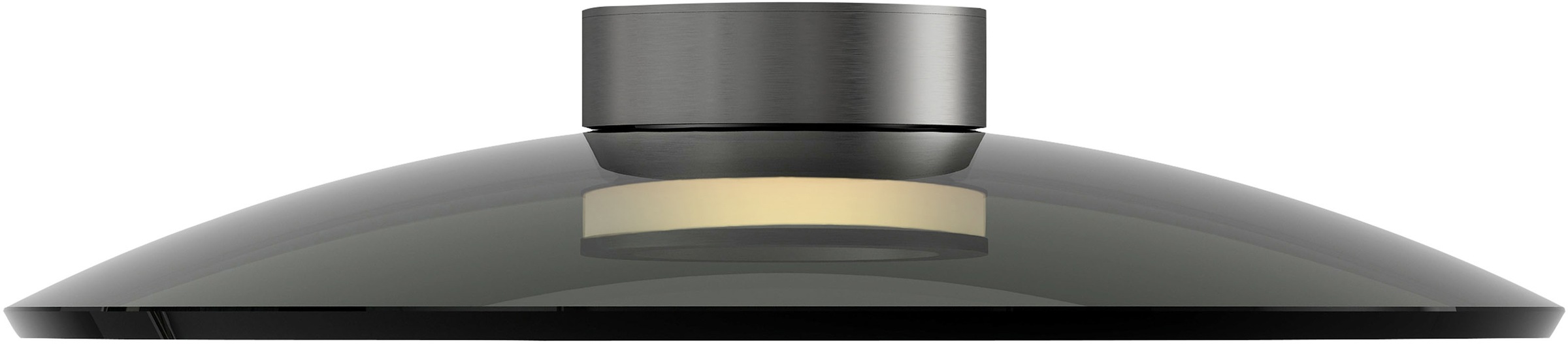 Neuhaus PURE LED Deckenleuchte »PURE Moon« LED-Board 1 Stk. Warmweiß Dimmfähig über separaten Tronicdimmer, Glas Rauchfarben