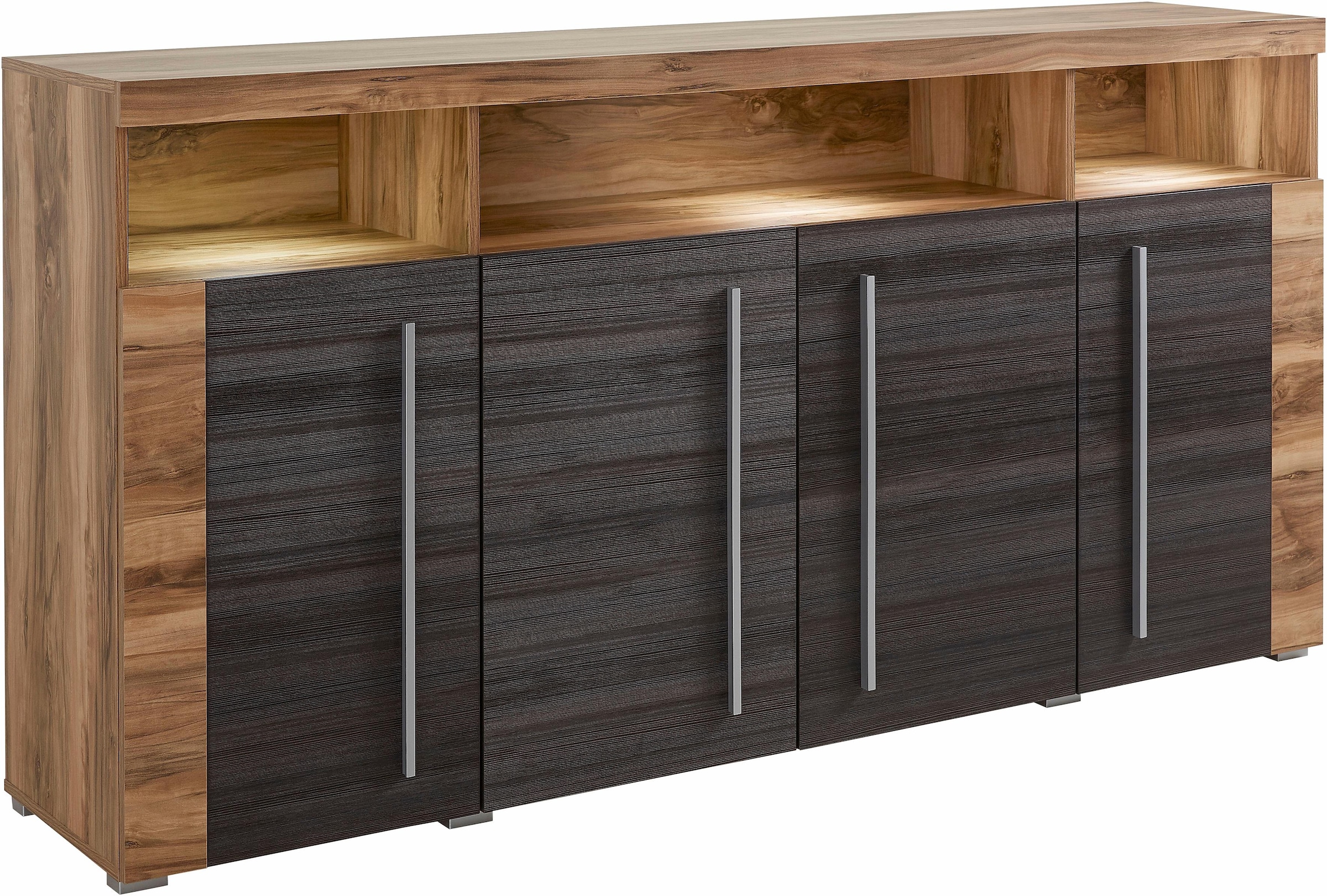 INOSIGN Sideboard »Roger,Breite 182cm, stilvolle Schrank mit 4 Türen«, Kommode mit viel Stauraum, Einlegeböden verstellbar