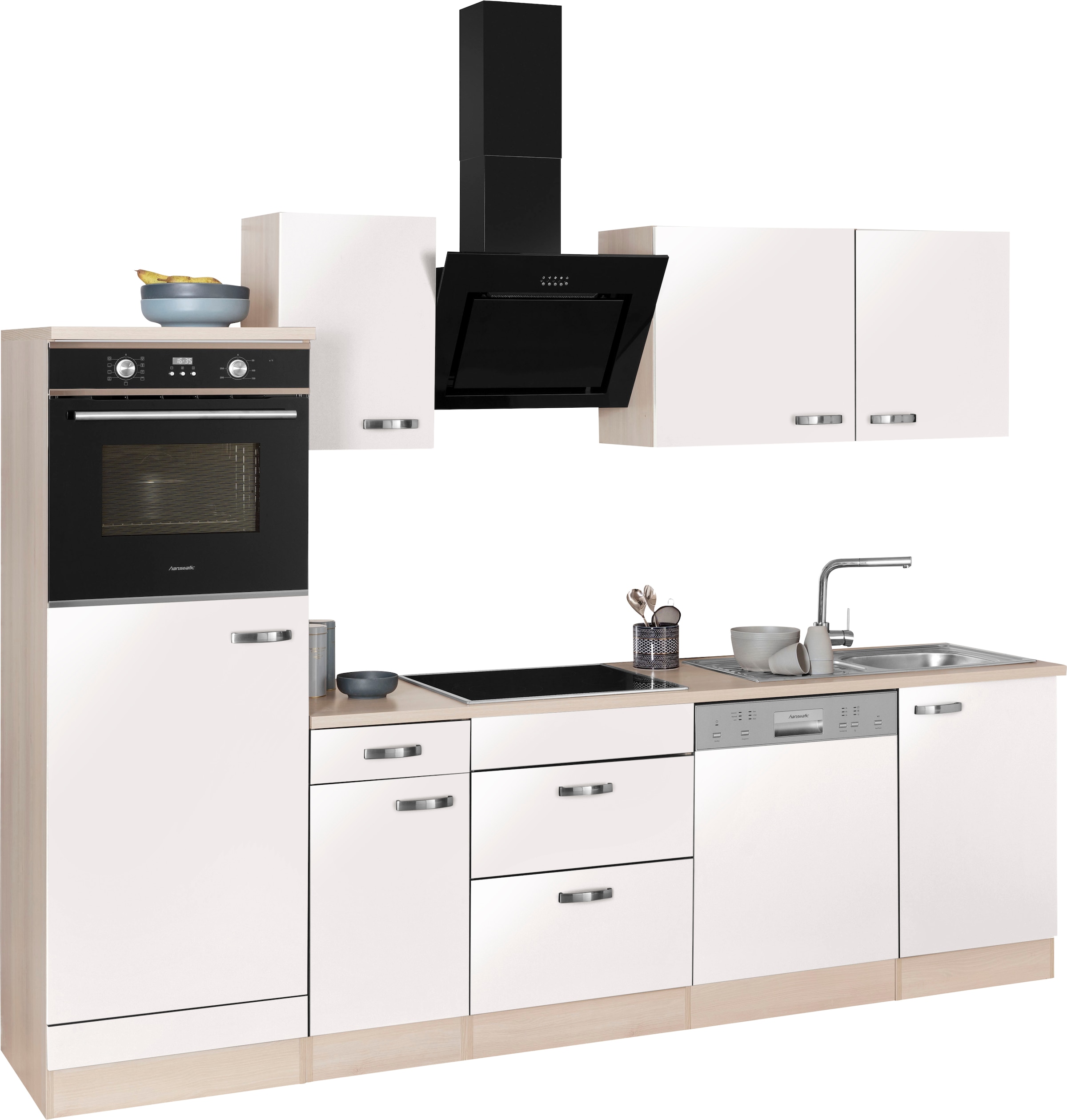 OPTIFIT Küchenzeile »Faro« mit 28 mm starker Arbeitsplatte | BAUR