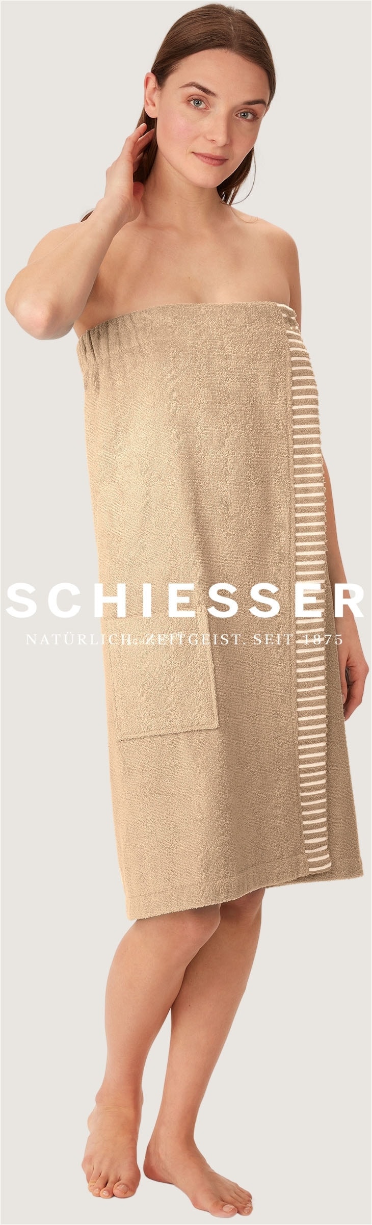 Schiesser Kilt "Rom aus weicher Baumwolle, saugstark und 3-fach weitenverst günstig online kaufen