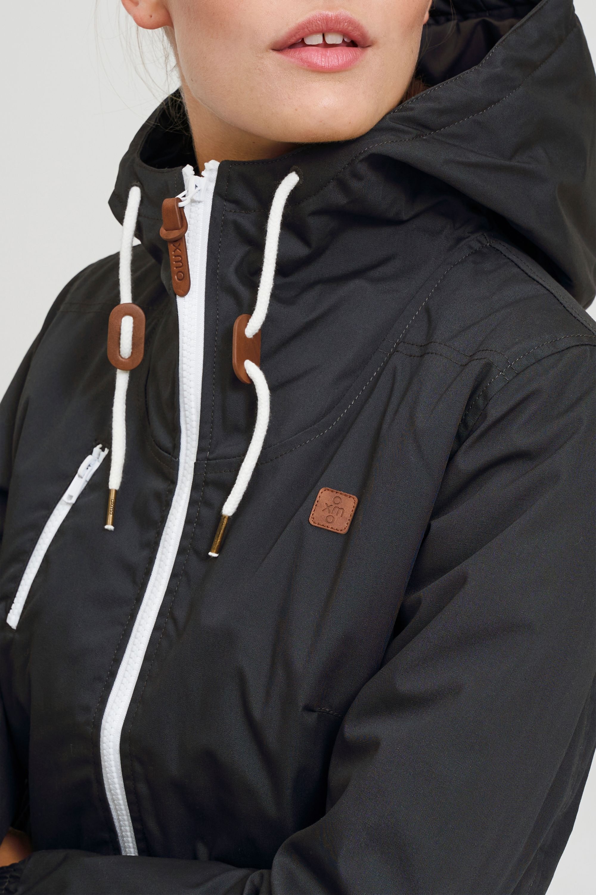 OXMO Kurzjacke »Kurzjacke OXTilda«, mit Kapuze