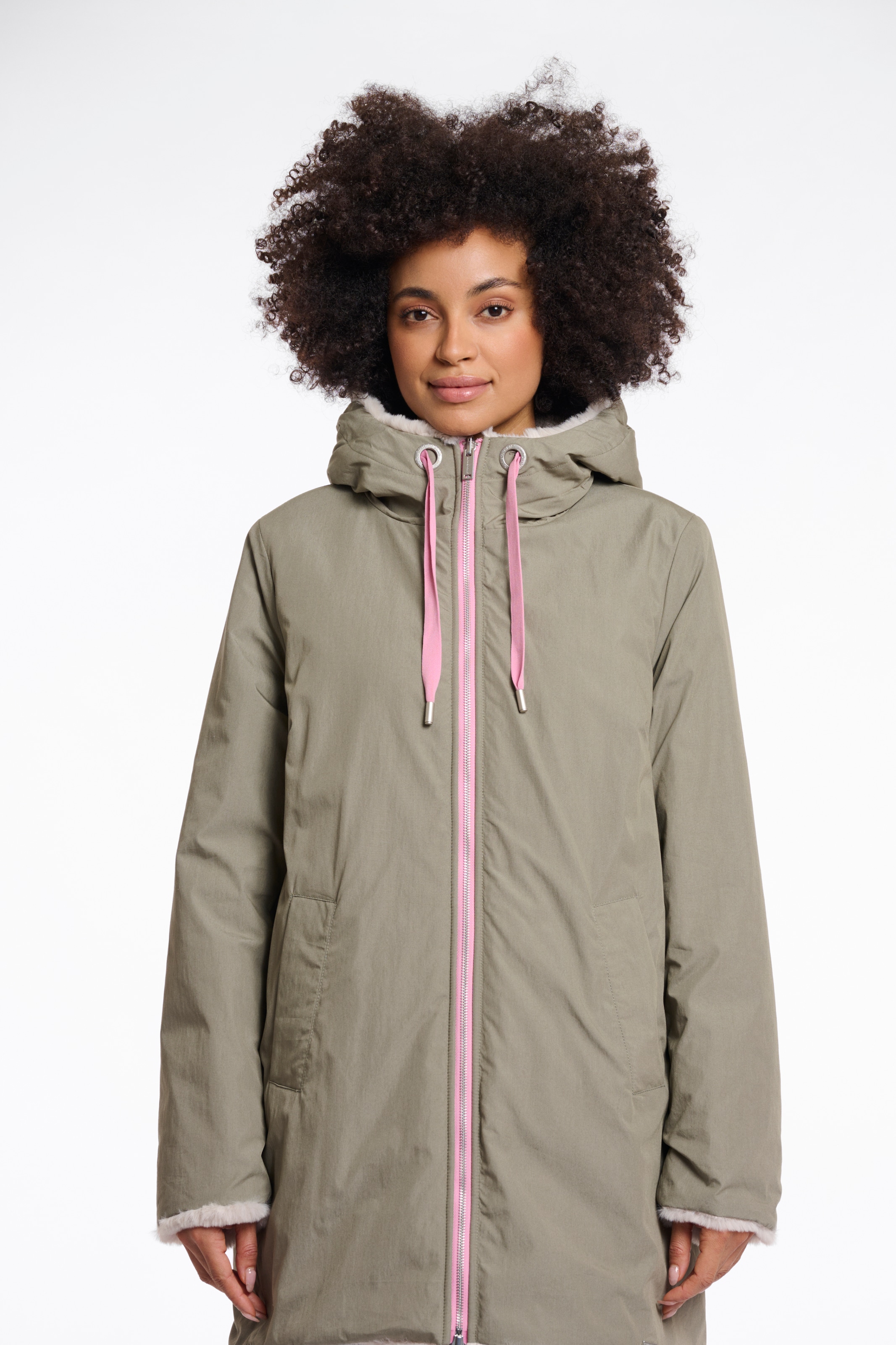 Rino & Pelle Parka "JAVIN" mit Kapuze mit kontrastfarbenen Details günstig online kaufen