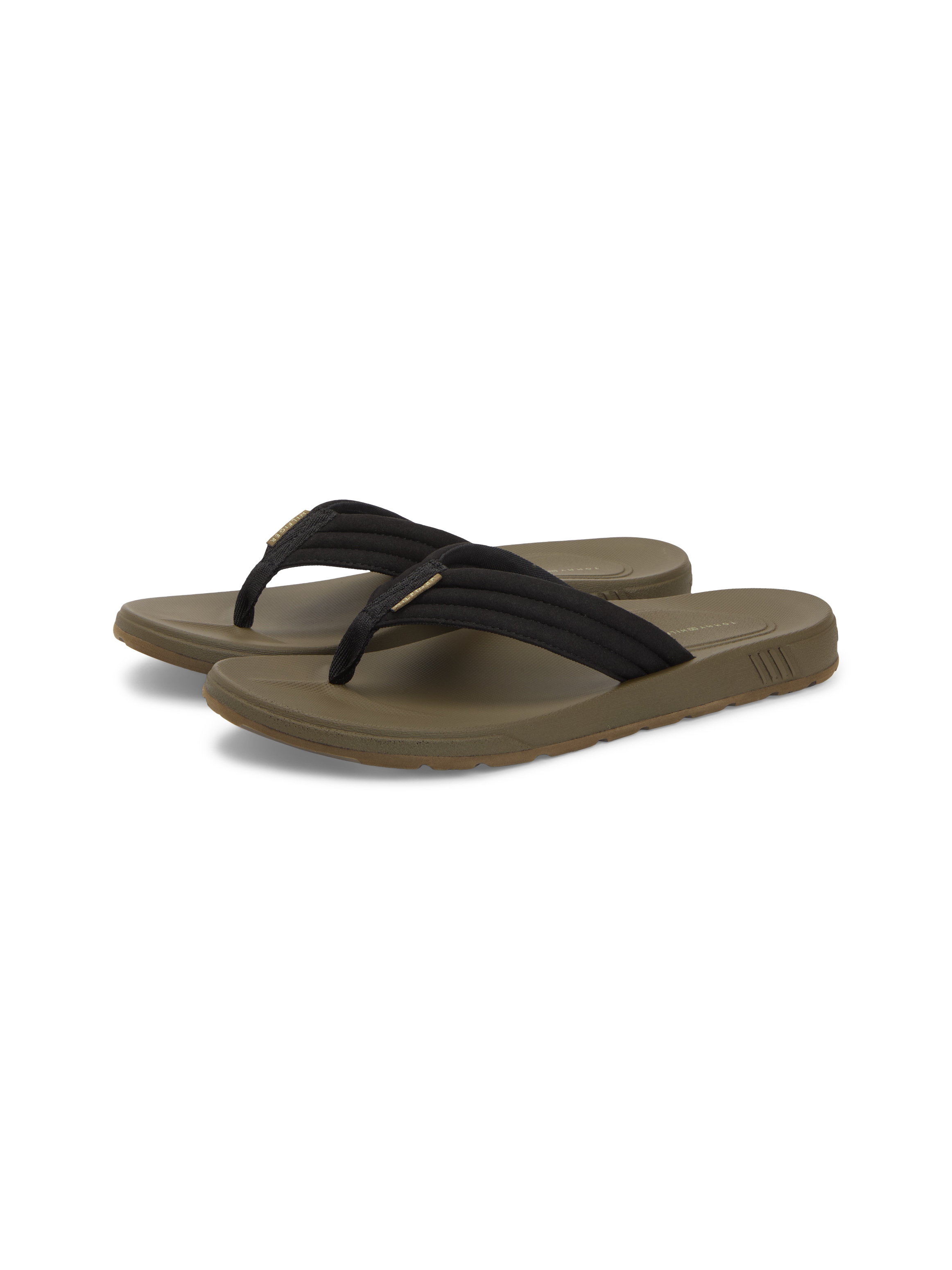 Tommy Hilfiger Zehentrenner "MOLDED HILFIGER LTH BEACH SANDAL" Sommerschuh, günstig online kaufen
