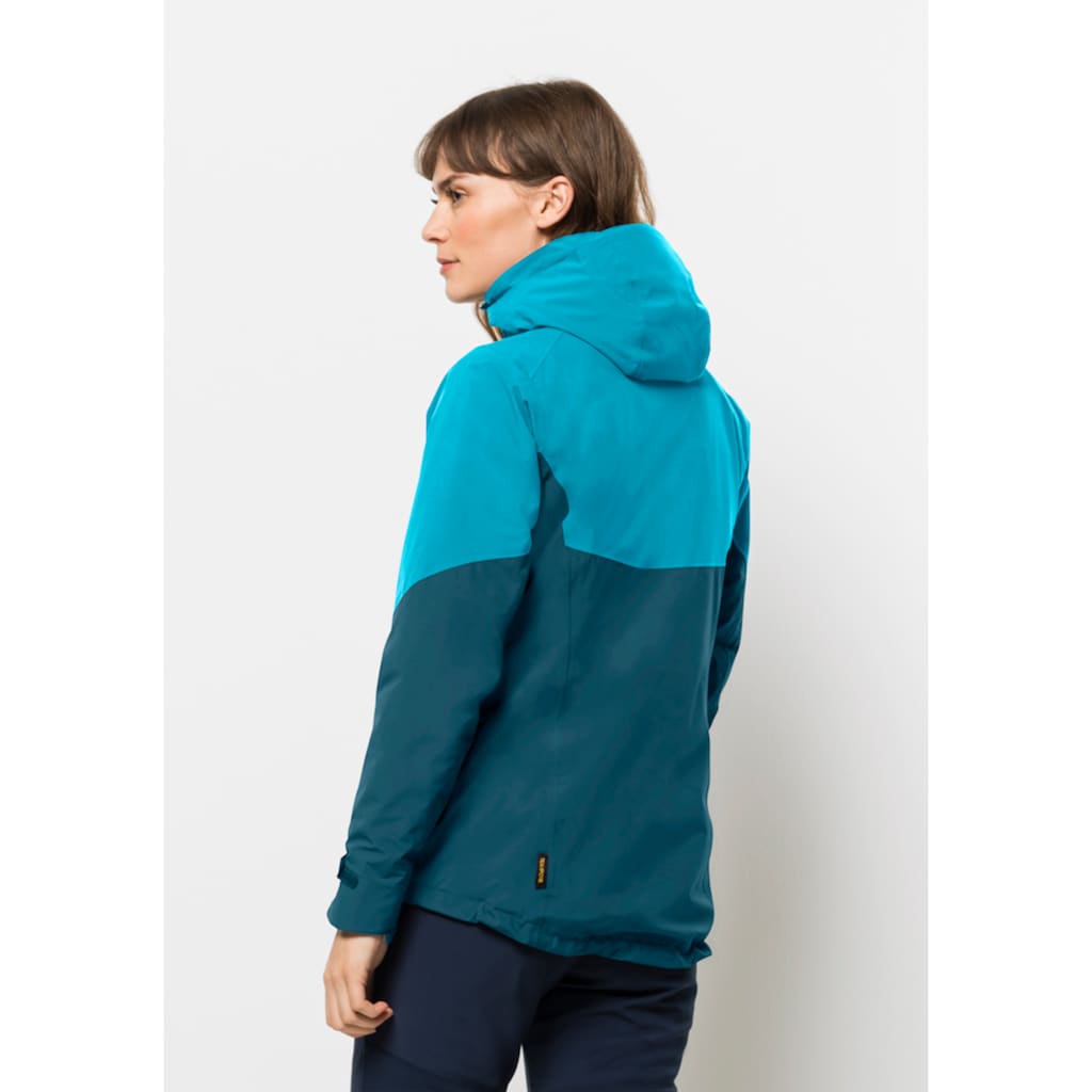 Jack Wolfskin 3-in-1-Funktionsjacke »FELDBERG 3IN1 JKT W«, (2 teilig), mit Kapuze