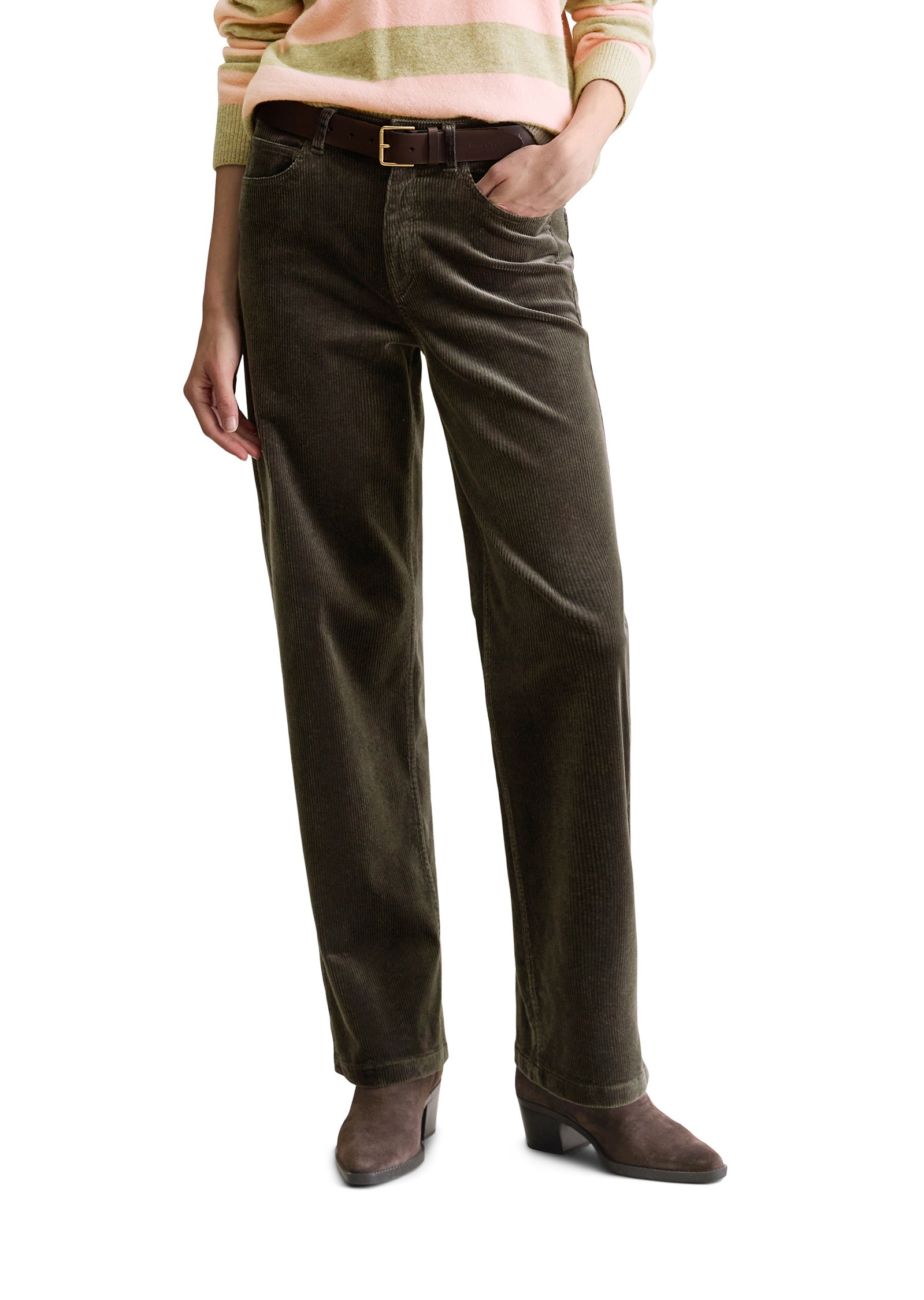 Marc OPolo DENIM Chinohose "aus elastischem Bio-Baumwoll-Mix" günstig online kaufen