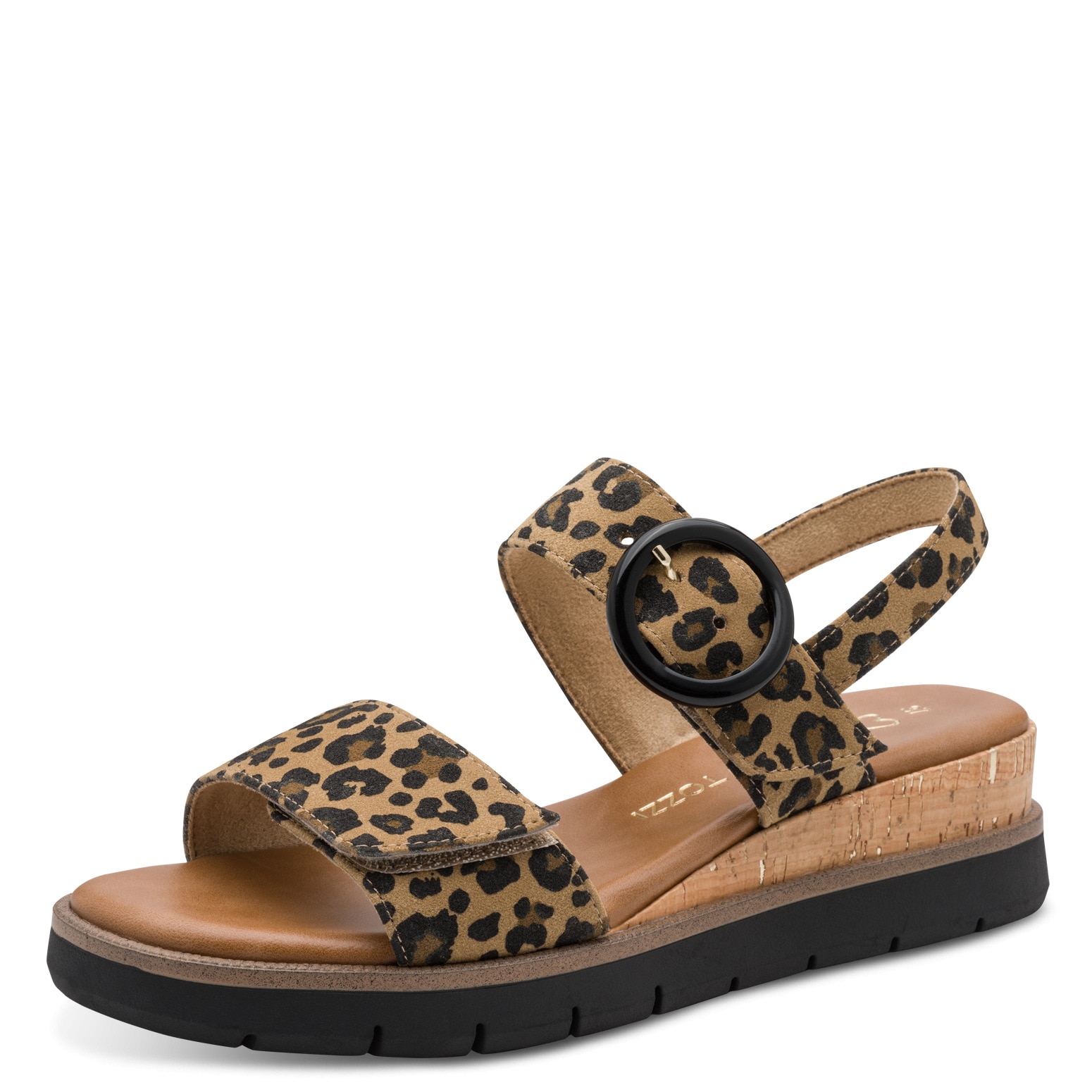 MARCO TOZZI Keilsandalette  Riemechensandale, Sommerschuh in veganer Verarbeitung