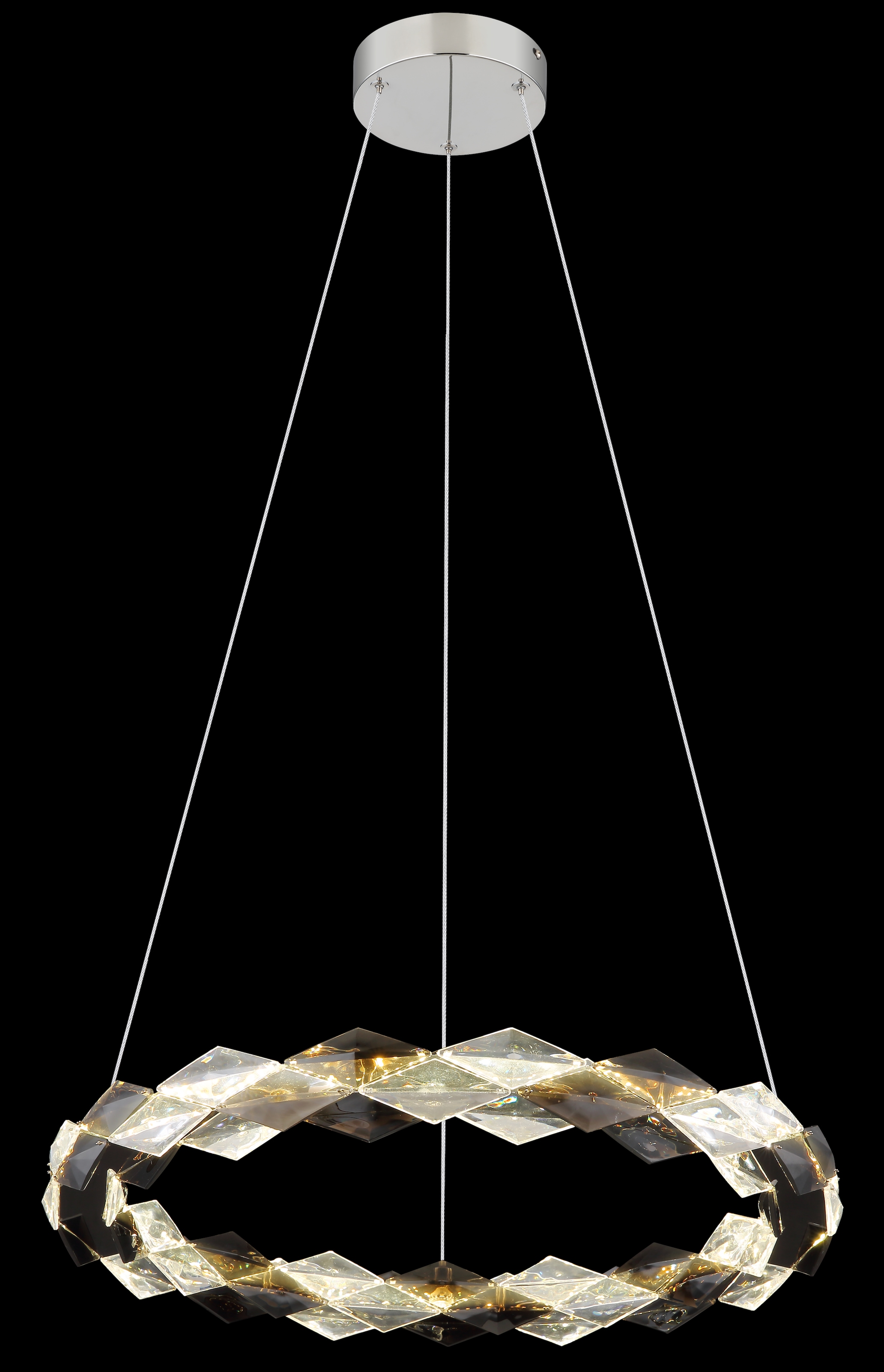 GLOBO LIGHTING LED Pendelleuchte »KARILION«, Leuchtmittel LED-Modul | LED fest integriert, Hängelampe/Hängeleuchte/Wohnzimmer/Esstisch/elegant