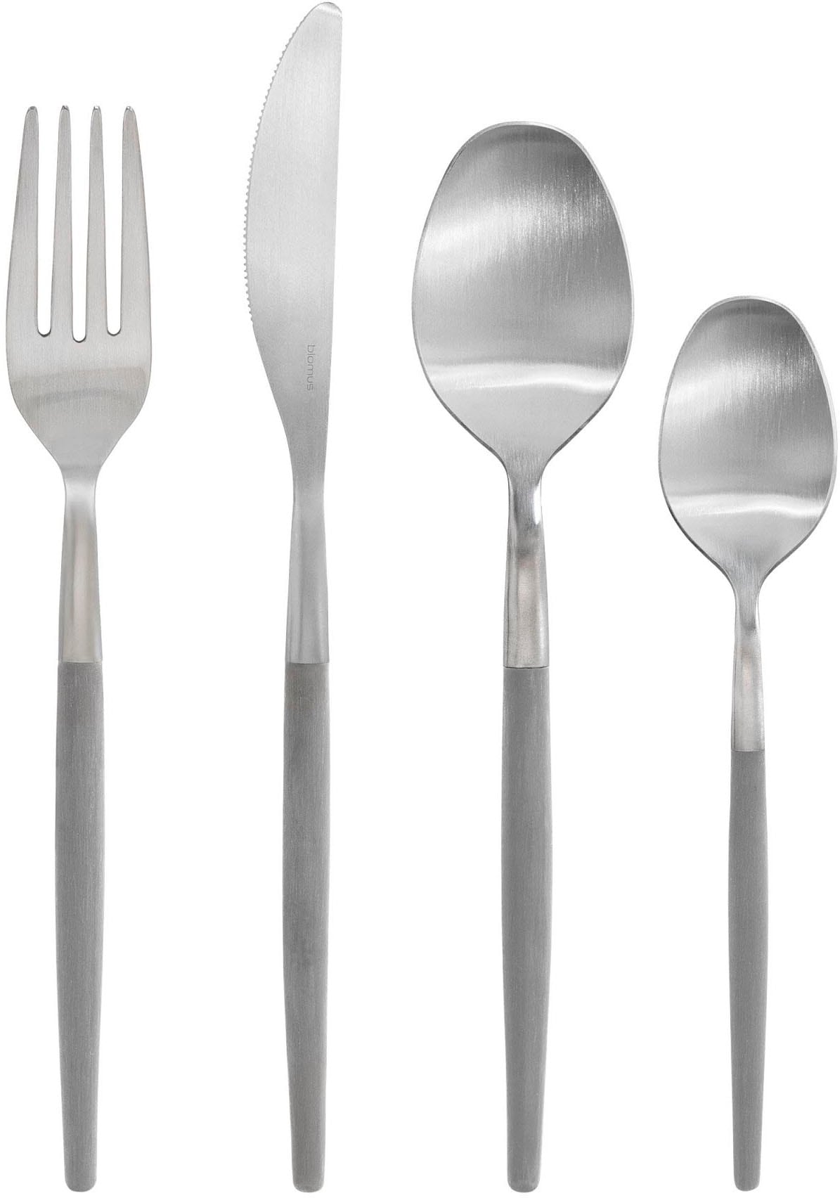 BLOMUS Besteck-Set "MAXIME" matt, bebürstet, Griffe mit Kunststoffbeschicht günstig online kaufen