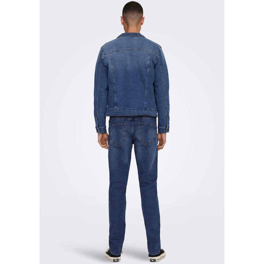 ONLY & SONS Jeansjacke »ONSCOIN MID. BLUE 4333 JACKET«