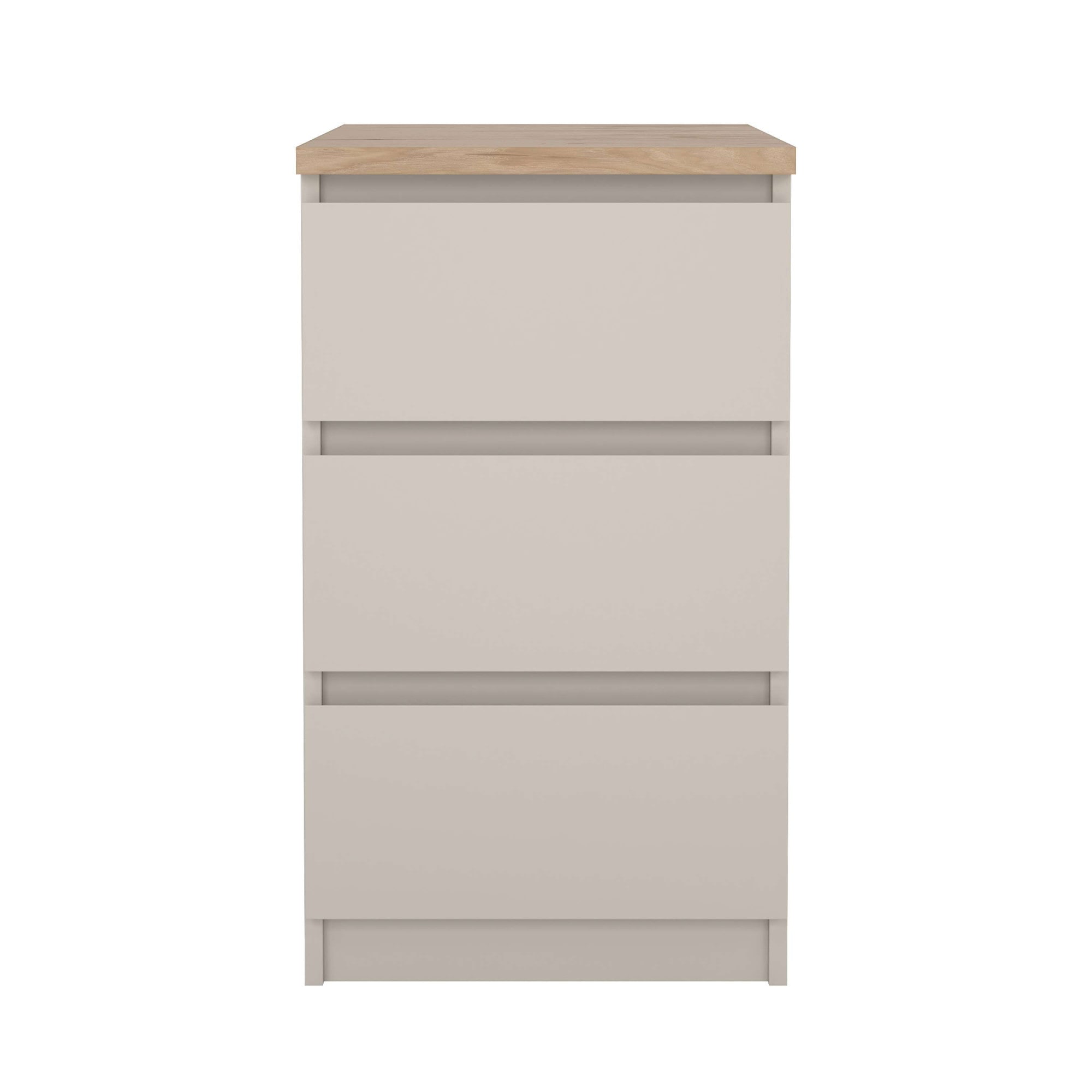 INOSIGN Kommode »Naia« Elegante und modernes Sideboard mit 3 geräumigenSchubladen