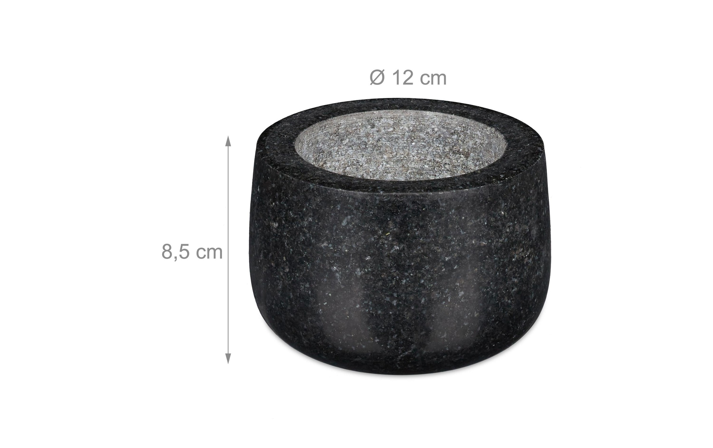 relaxdays Mörser »mit Stössel 12 cm«