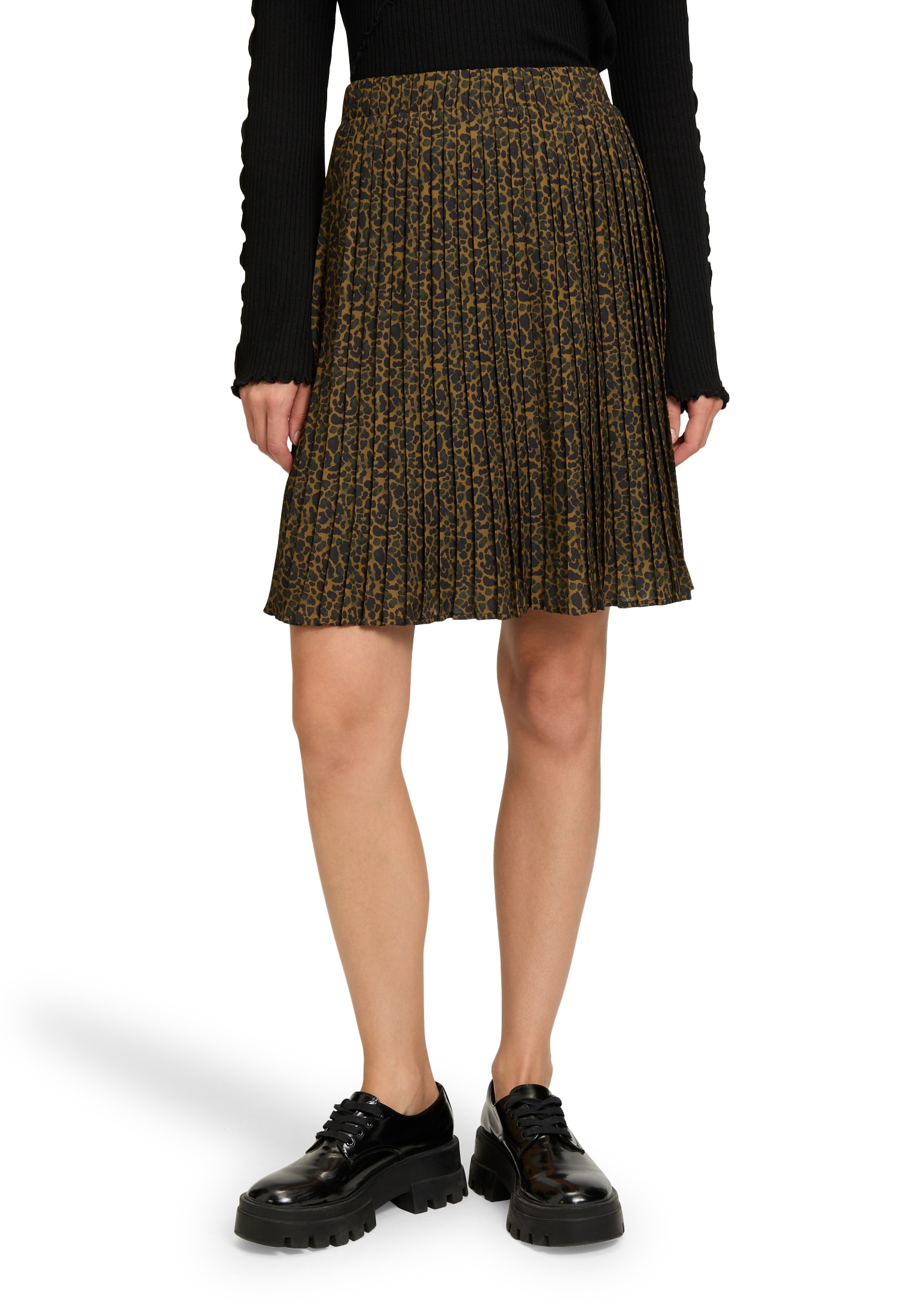 Cartoon Minirock "Cartoon Damen Plisseerock mit Print", Muster günstig online kaufen