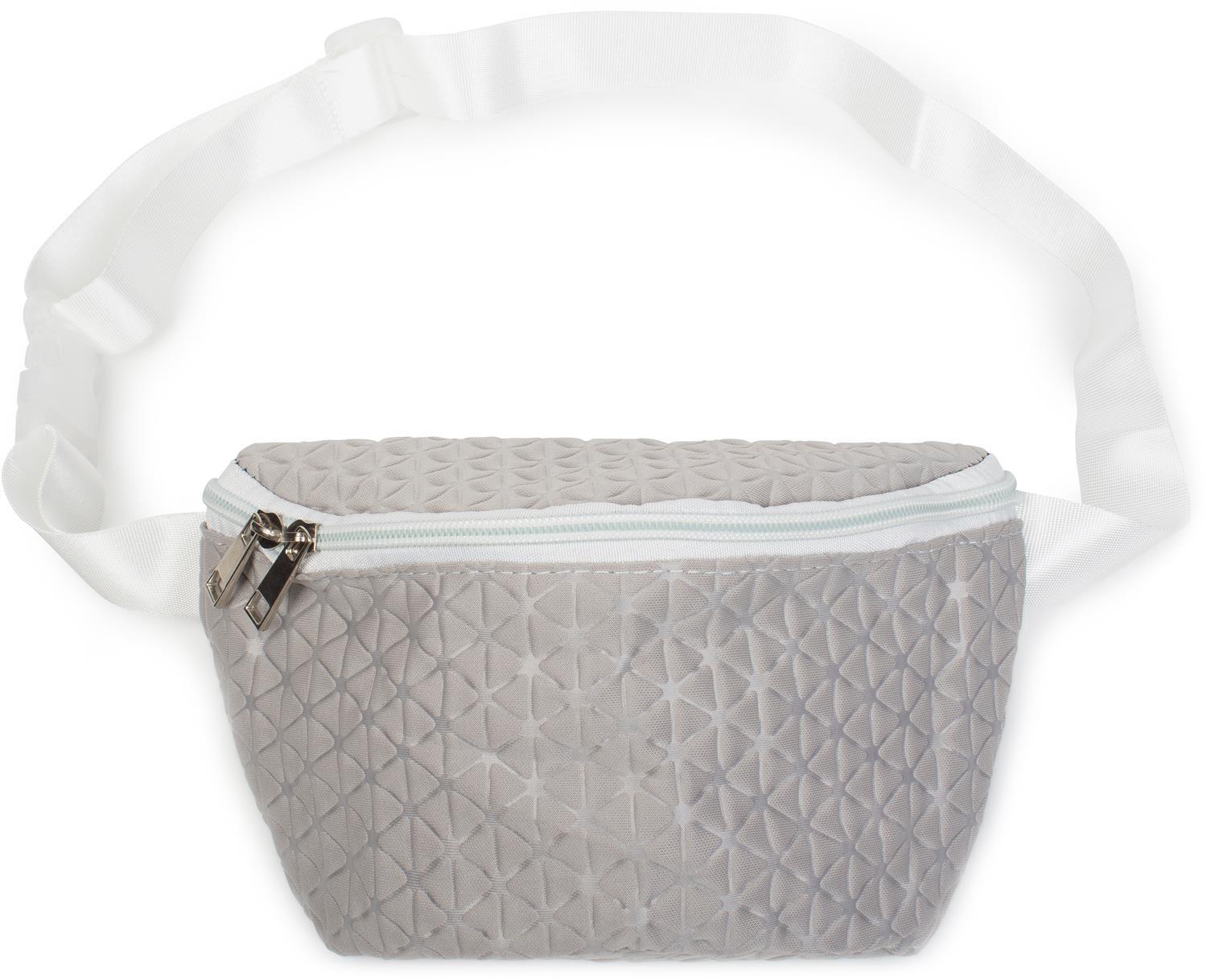 styleBREAKER Bauchtasche "Bauchtasche geometrische Prägung, Gürteltasche"