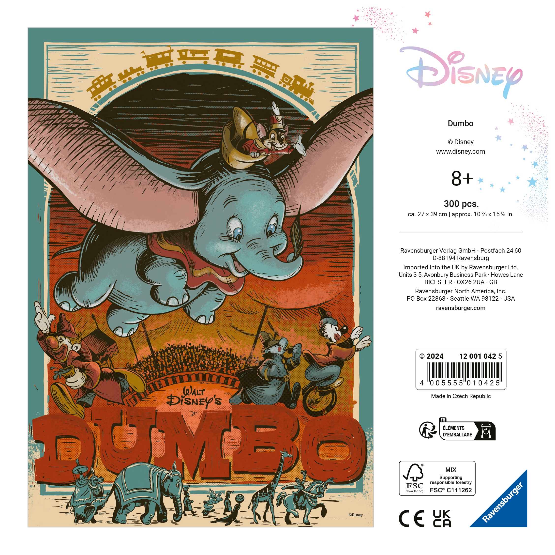 Ravensburger Puzzle »Disney Classics, Dumbo«, Made in Europe; FSC® - schützt Wald - weltweit