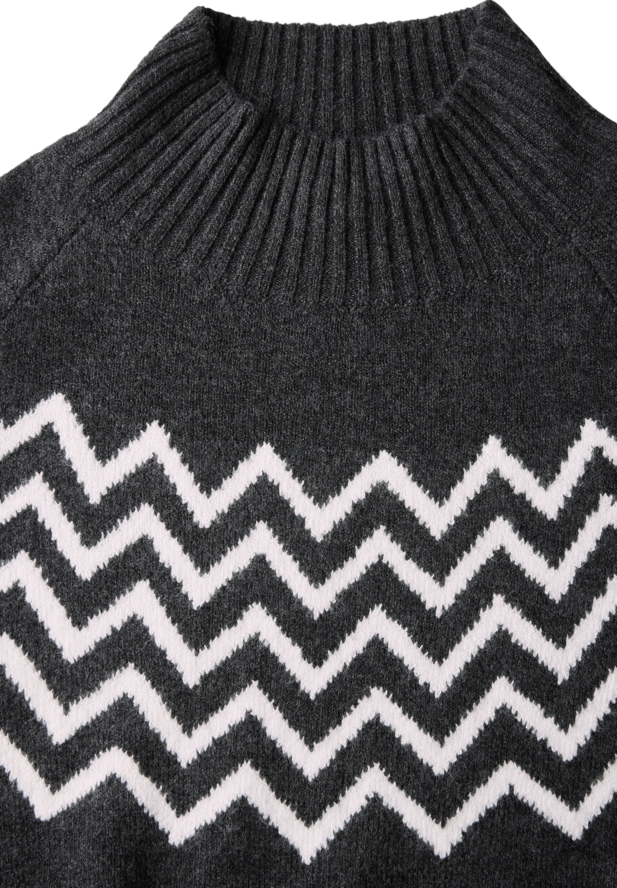 STREET ONE Strickpullover, mit grafischem Muster