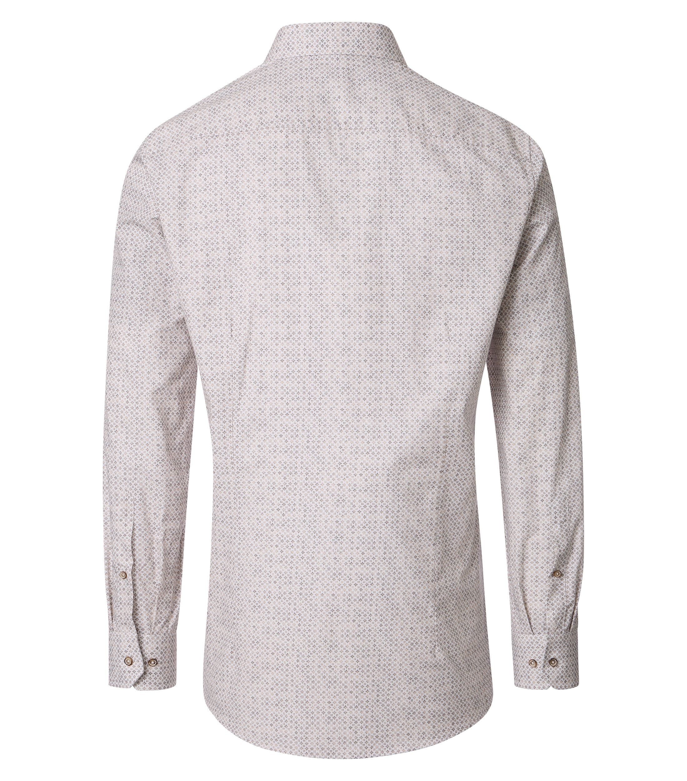 VENTI Businesshemd Print Men's Shirt Beige 43 2