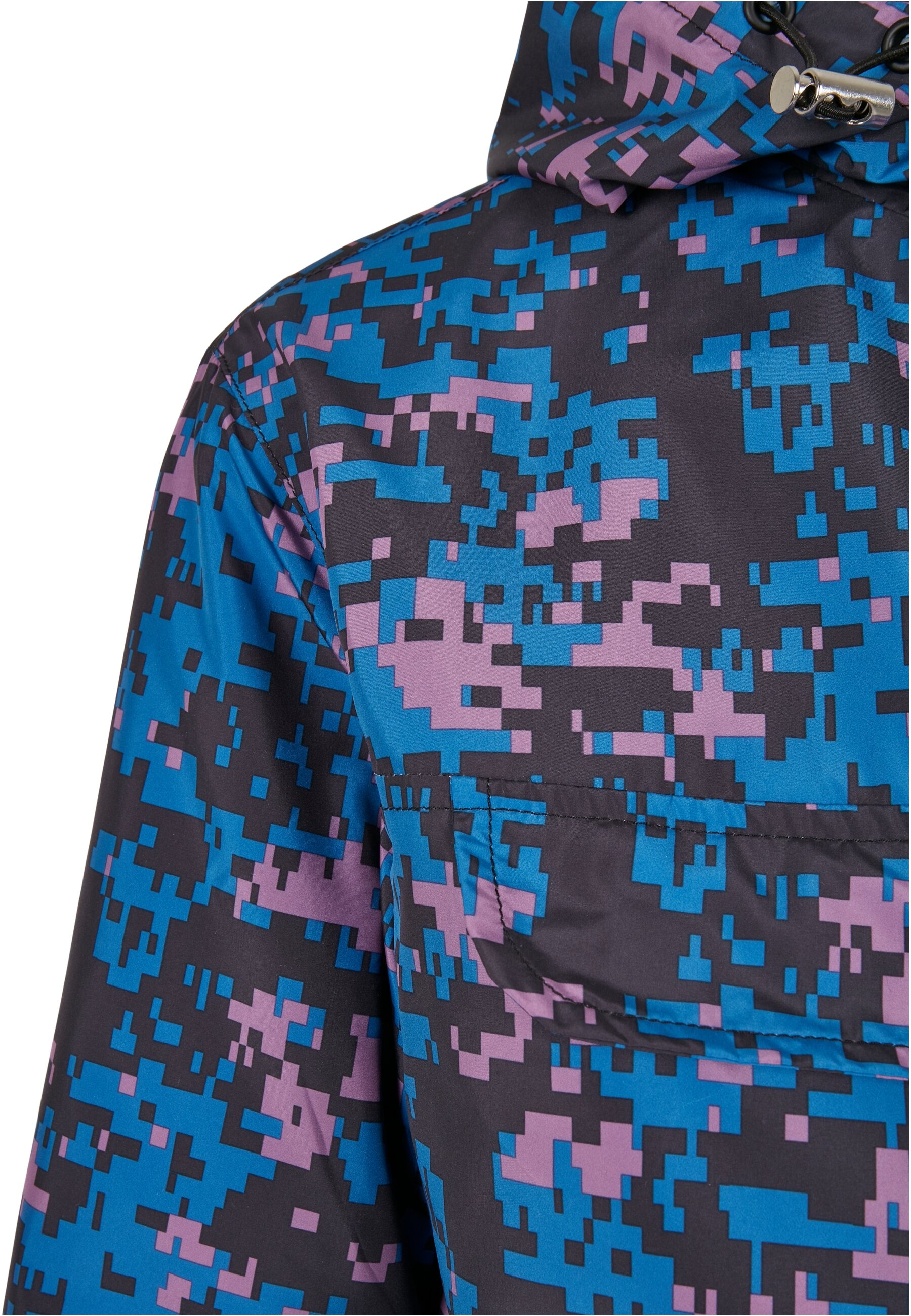 URBAN CLASSICS Windbreaker »Urban Classics Damen Ladies Camo Pull Over Jacket«, (1 St.), mit Kapuze