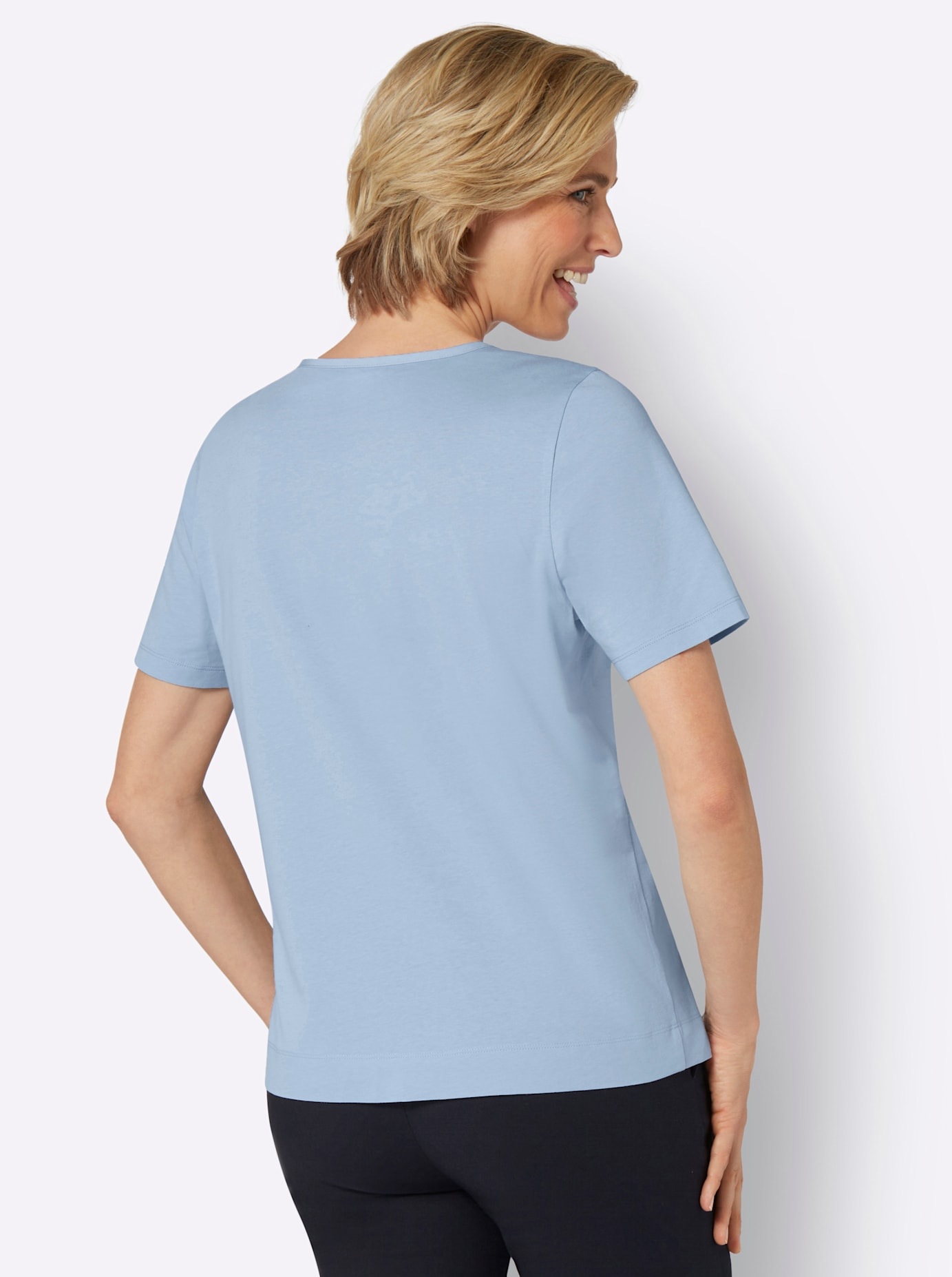 Classic Basics Kurzarmshirt "Kurzarm-Shirt" 1 Stk. tlg. günstig online kaufen